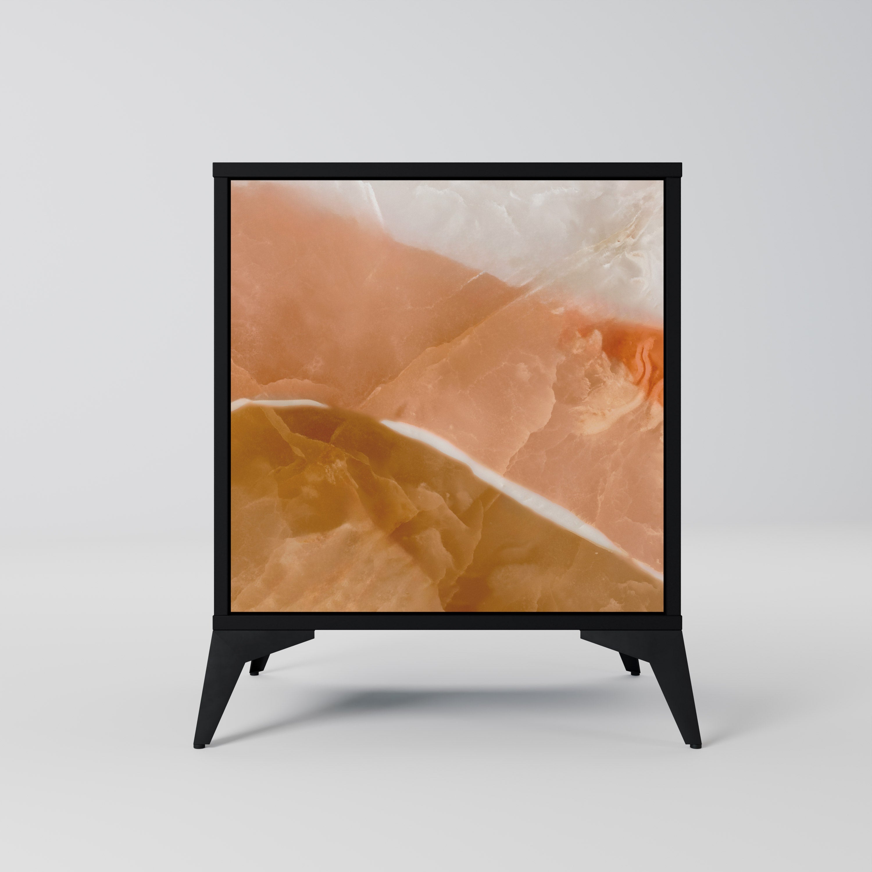 Aparador SANDHILLS SPLENDOUR de 1 puerta en acabado negro