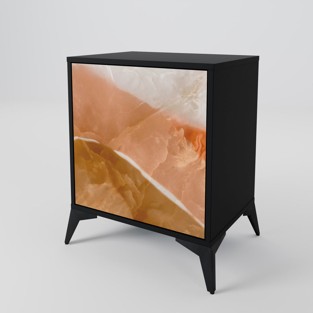 Aparador SANDHILLS SPLENDOUR de 1 puerta en acabado negro