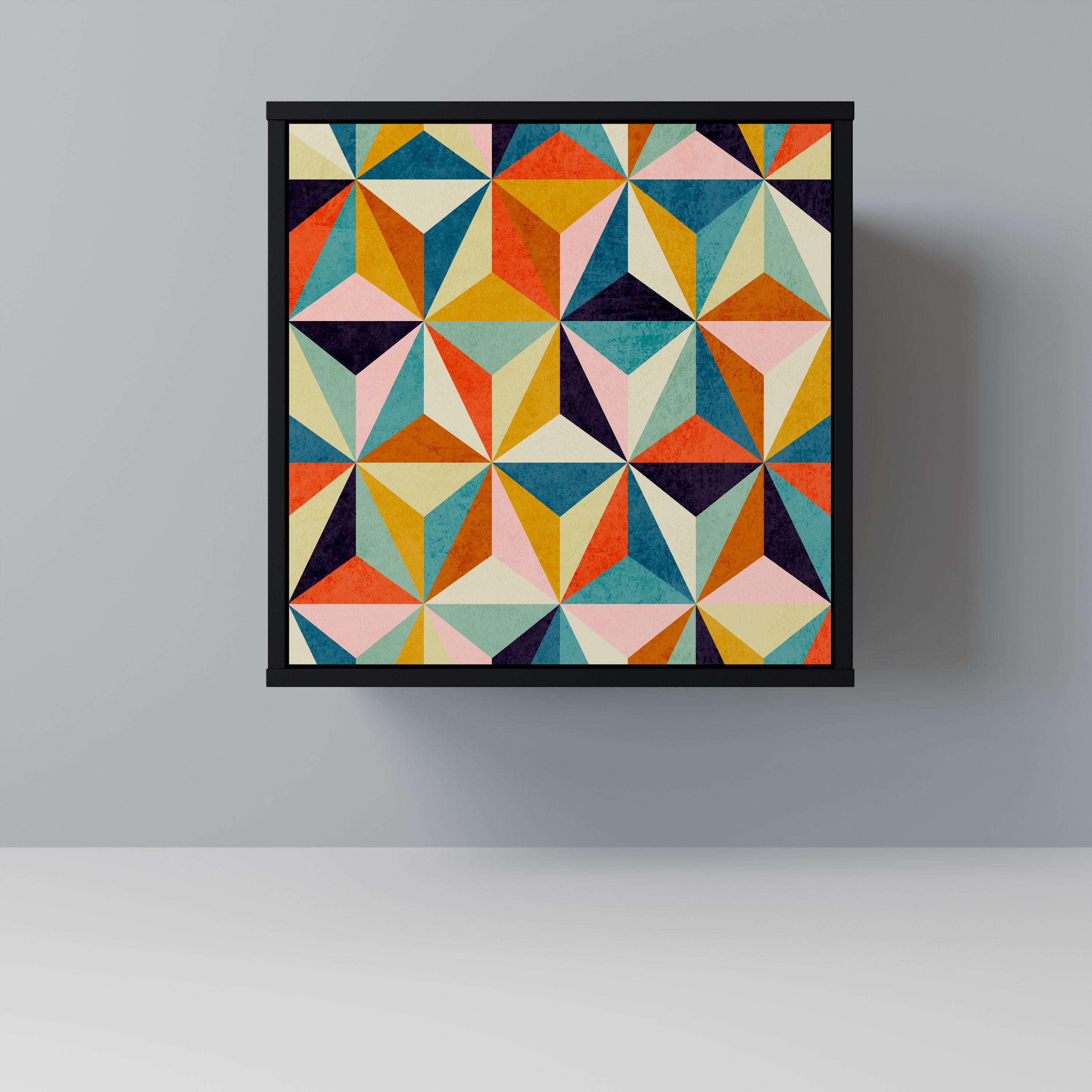 Aparador TESSELATE TREASURES de 1 puerta en acabado negro