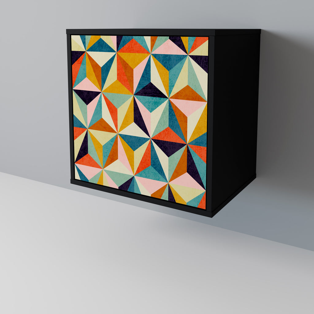 Aparador TESSELATE TREASURES de 1 puerta en acabado negro