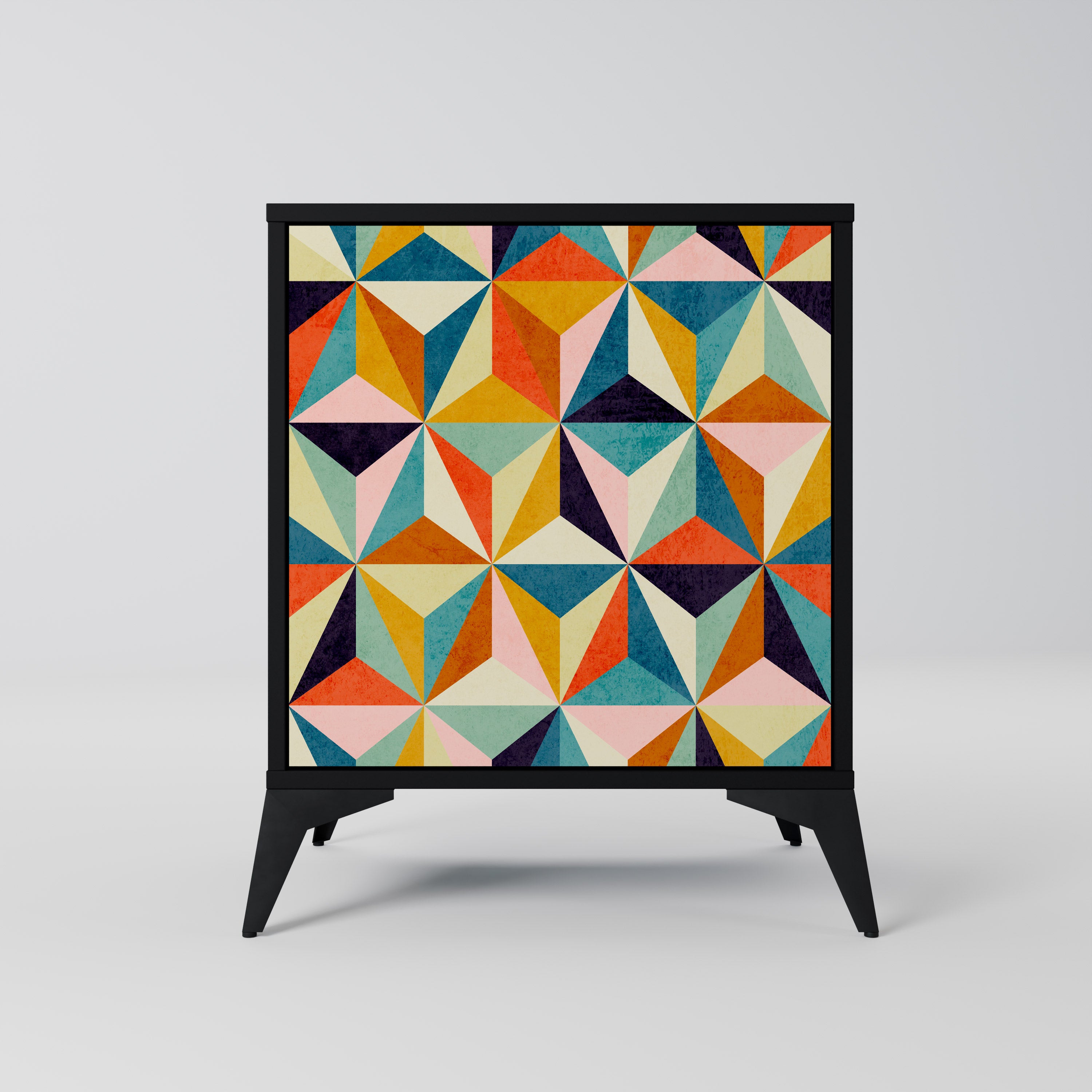 Aparador TESSELATE TREASURES de 1 puerta en acabado negro