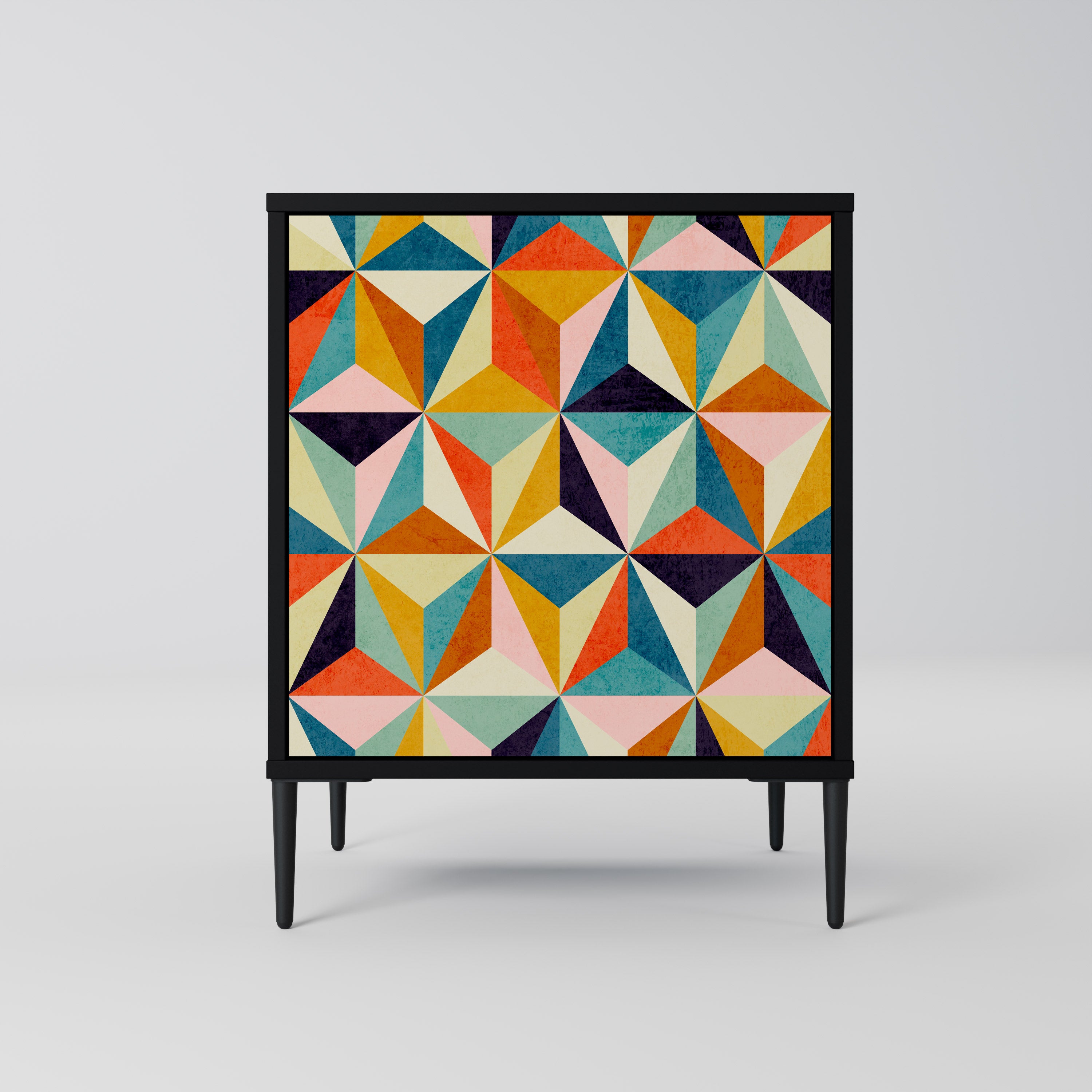 Aparador TESSELATE TREASURES de 1 puerta en acabado negro