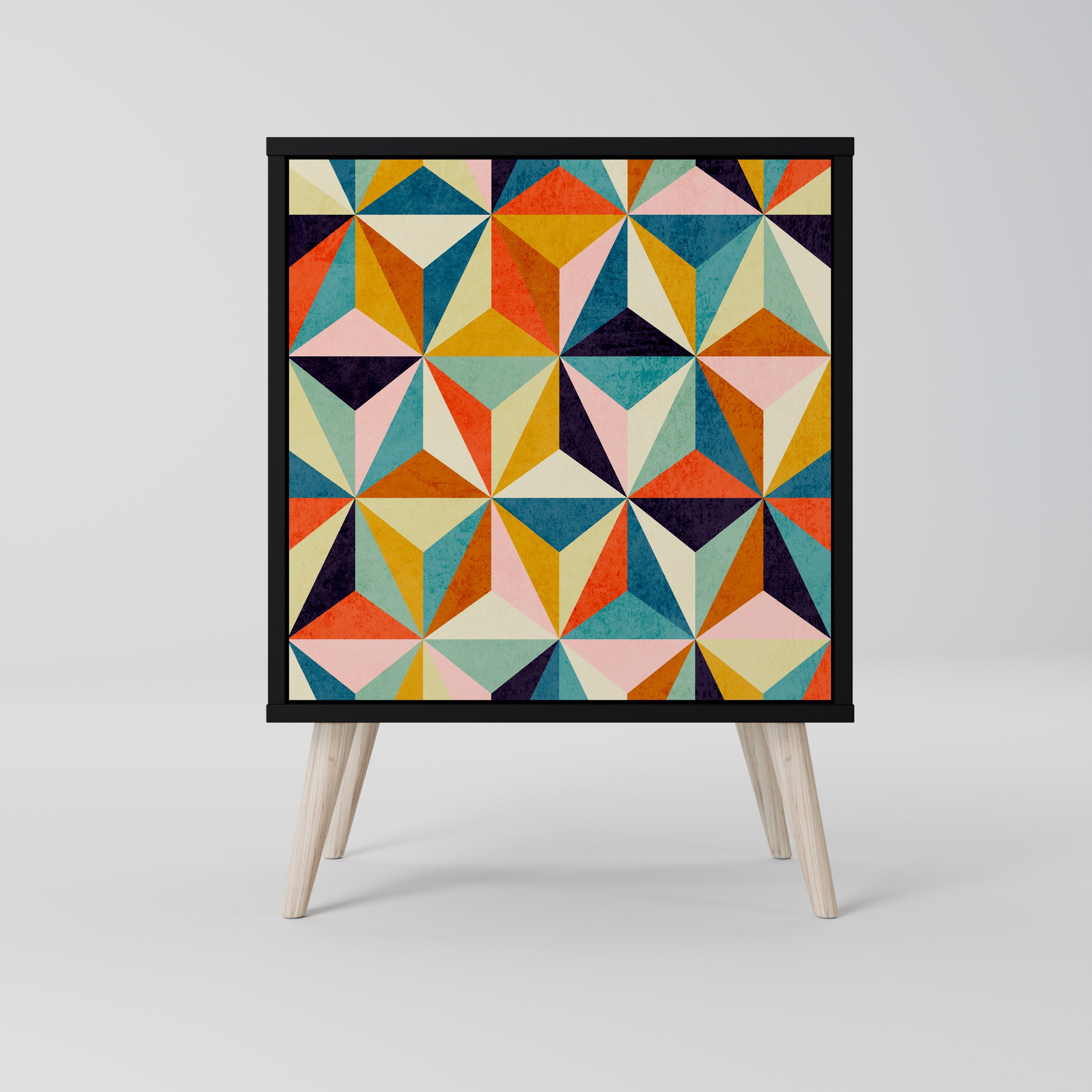 Aparador TESSELATE TREASURES de 1 puerta en acabado negro