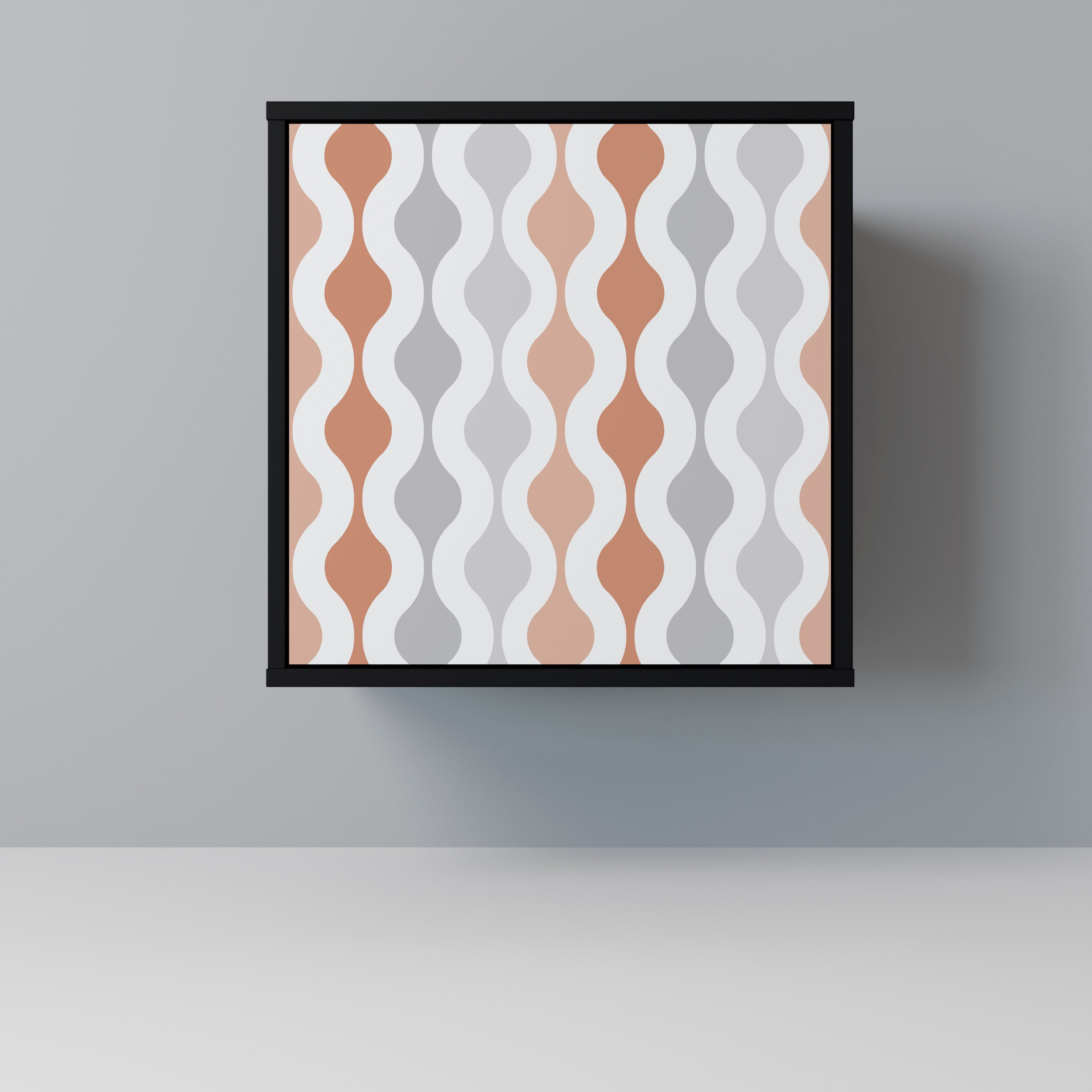 Aparador HAZY NOSTALGIA de 1 puerta en acabado negro