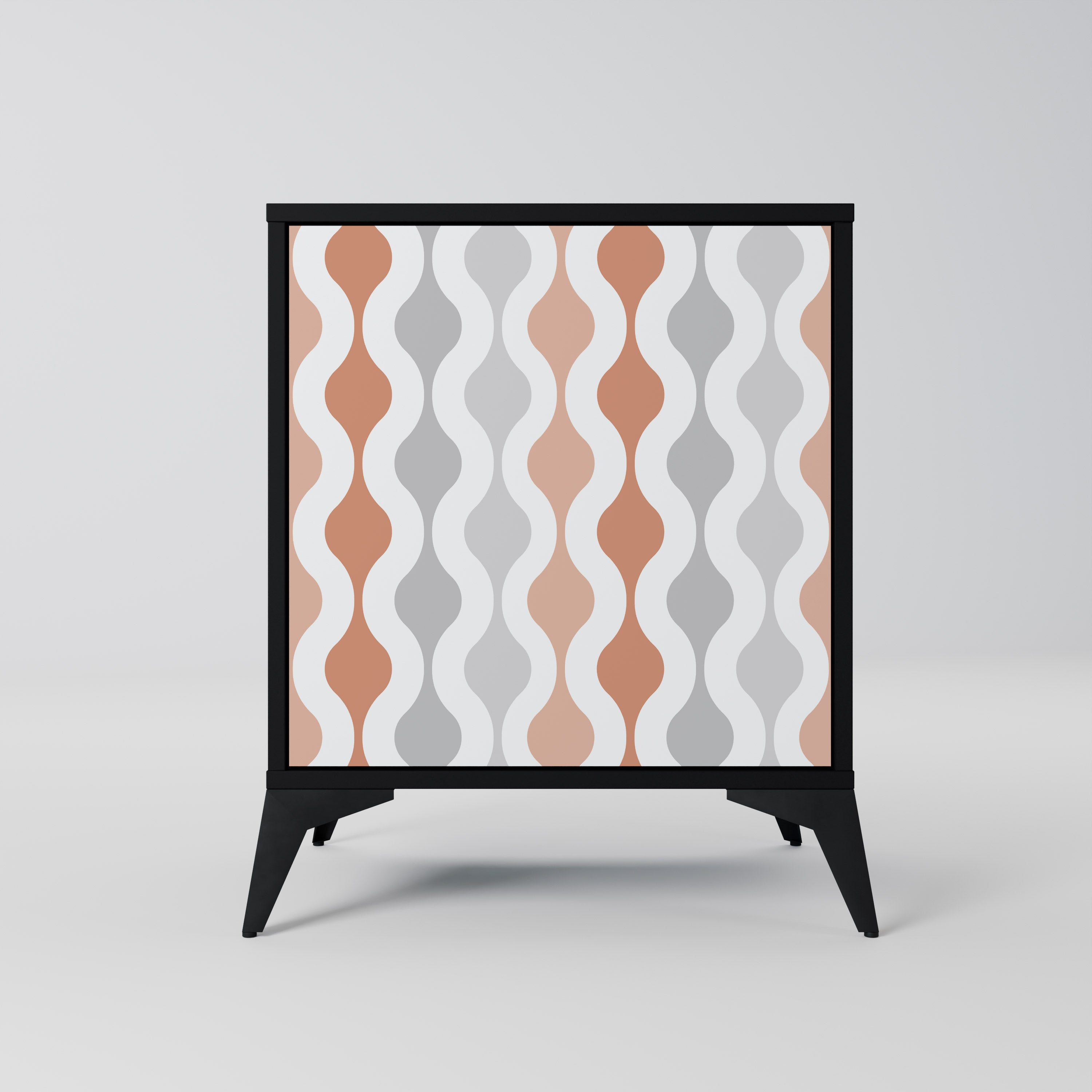 Aparador HAZY NOSTALGIA de 1 puerta en acabado negro