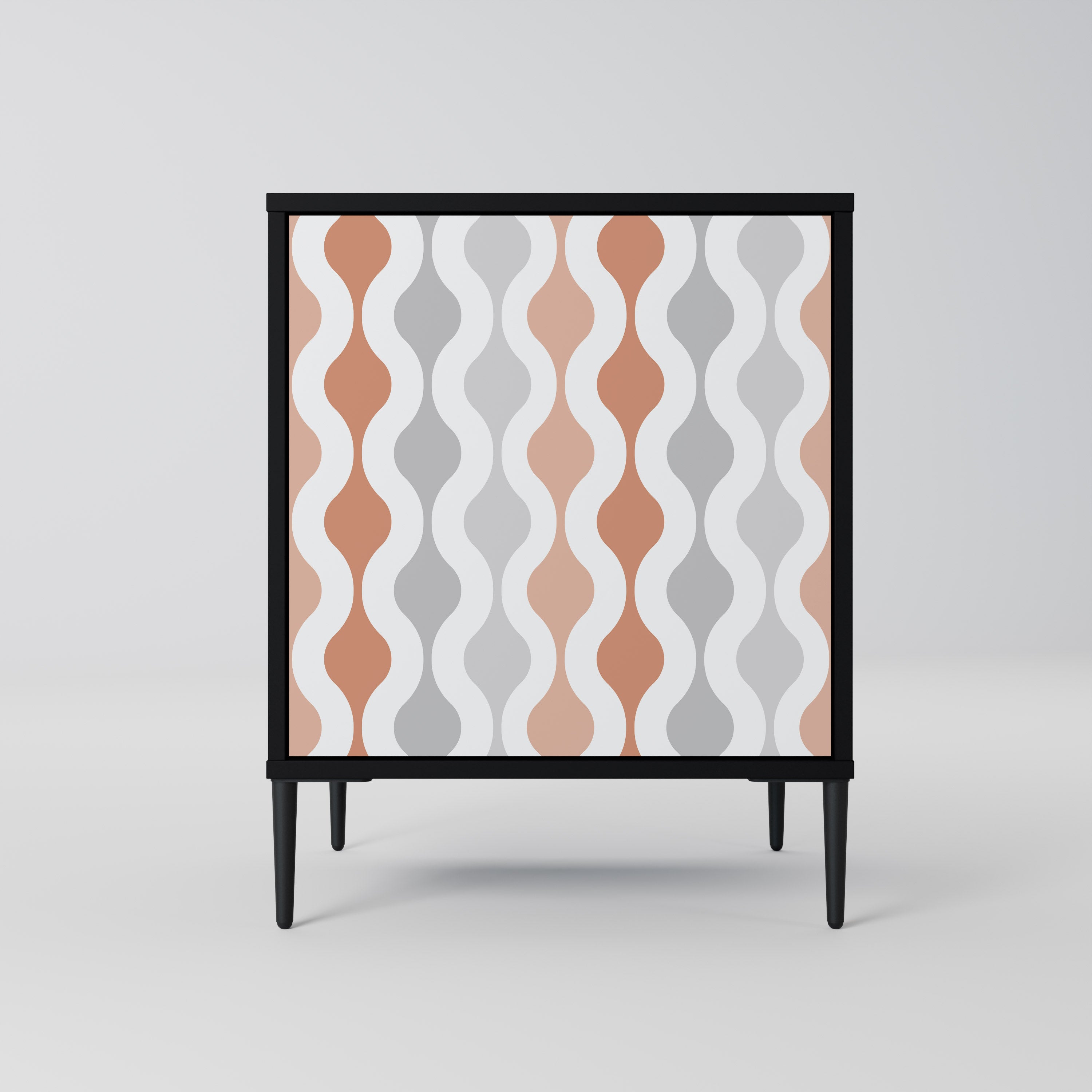 Aparador HAZY NOSTALGIA de 1 puerta en acabado negro