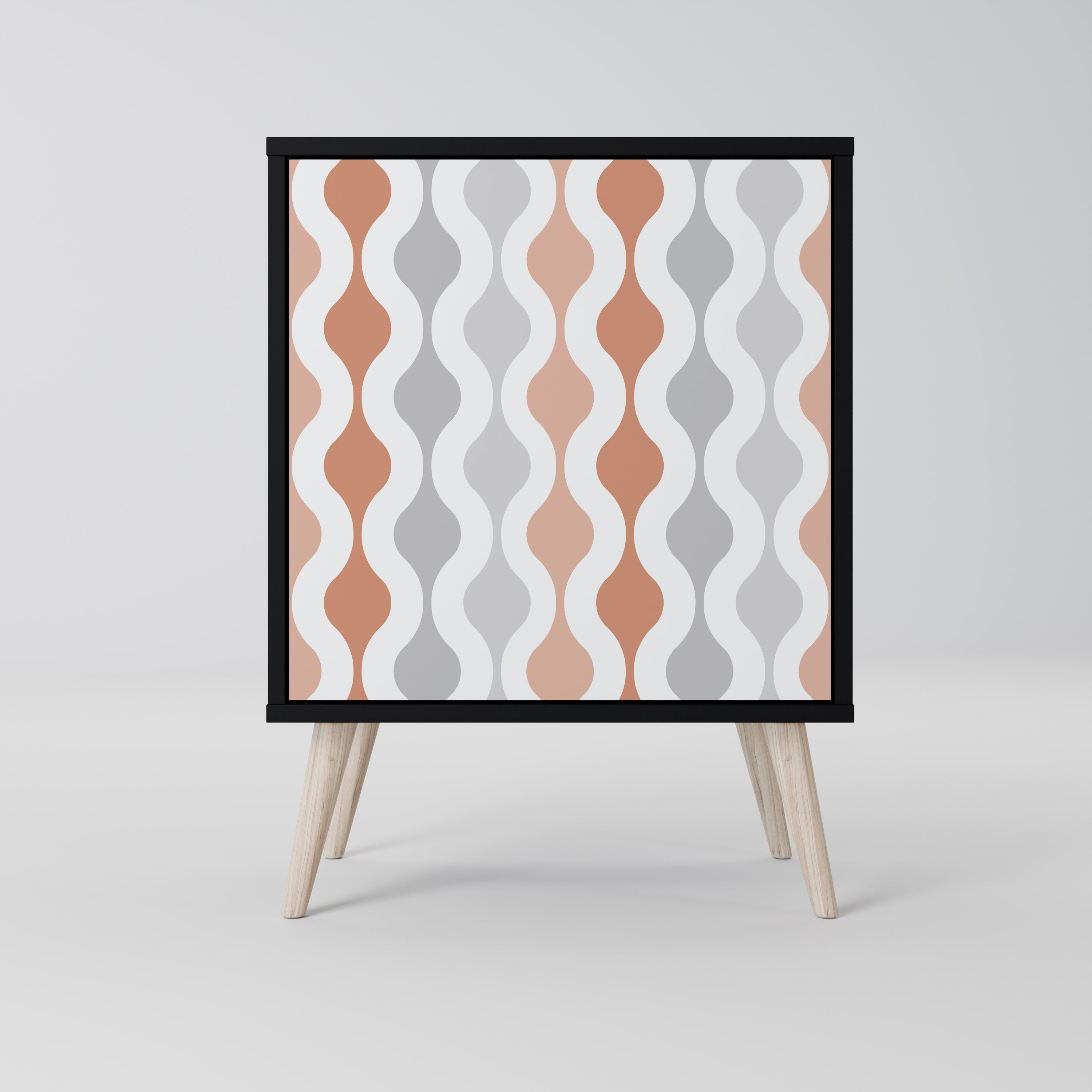 Aparador HAZY NOSTALGIA de 1 puerta en acabado negro