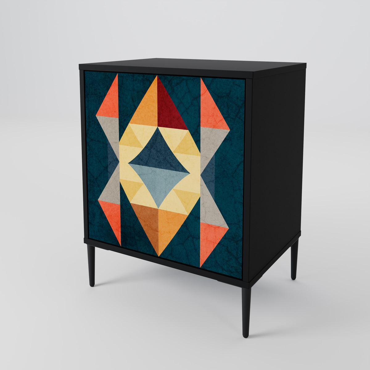CRACKED ILLUSION 1-Door Sideboard