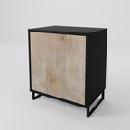 SCREEN ERROR 1-Door Sideboard in Black Finish