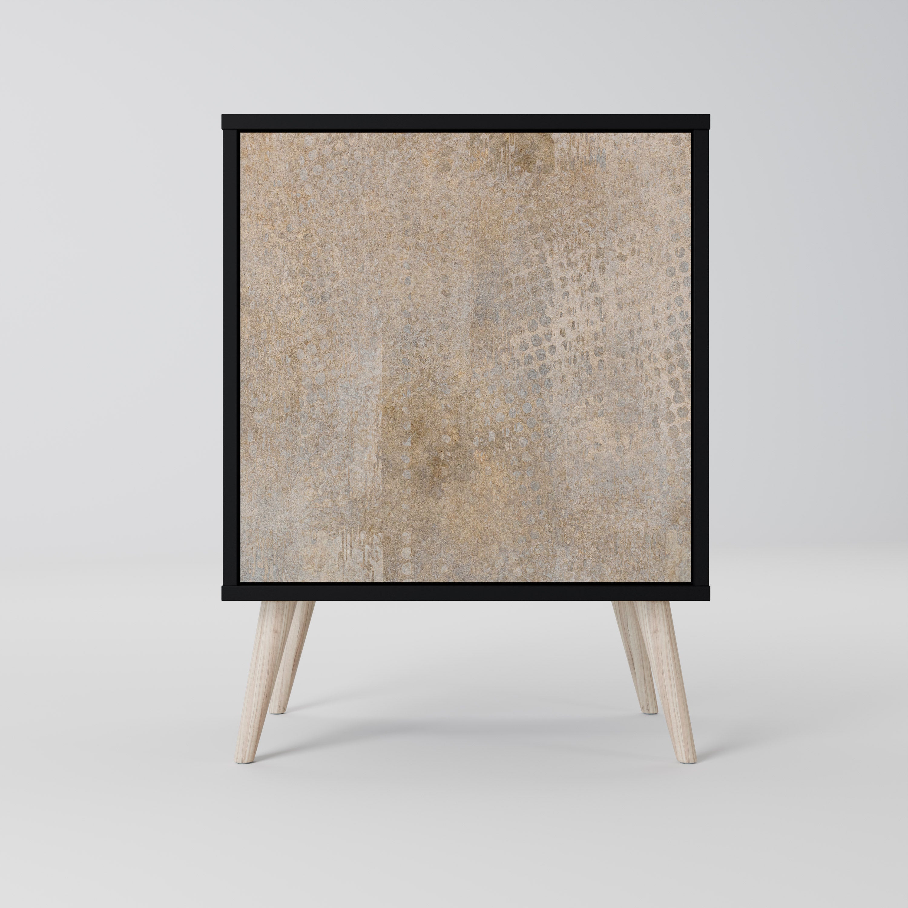 ERROR DE PANTALLA Aparador de 1 puerta en acabado negro