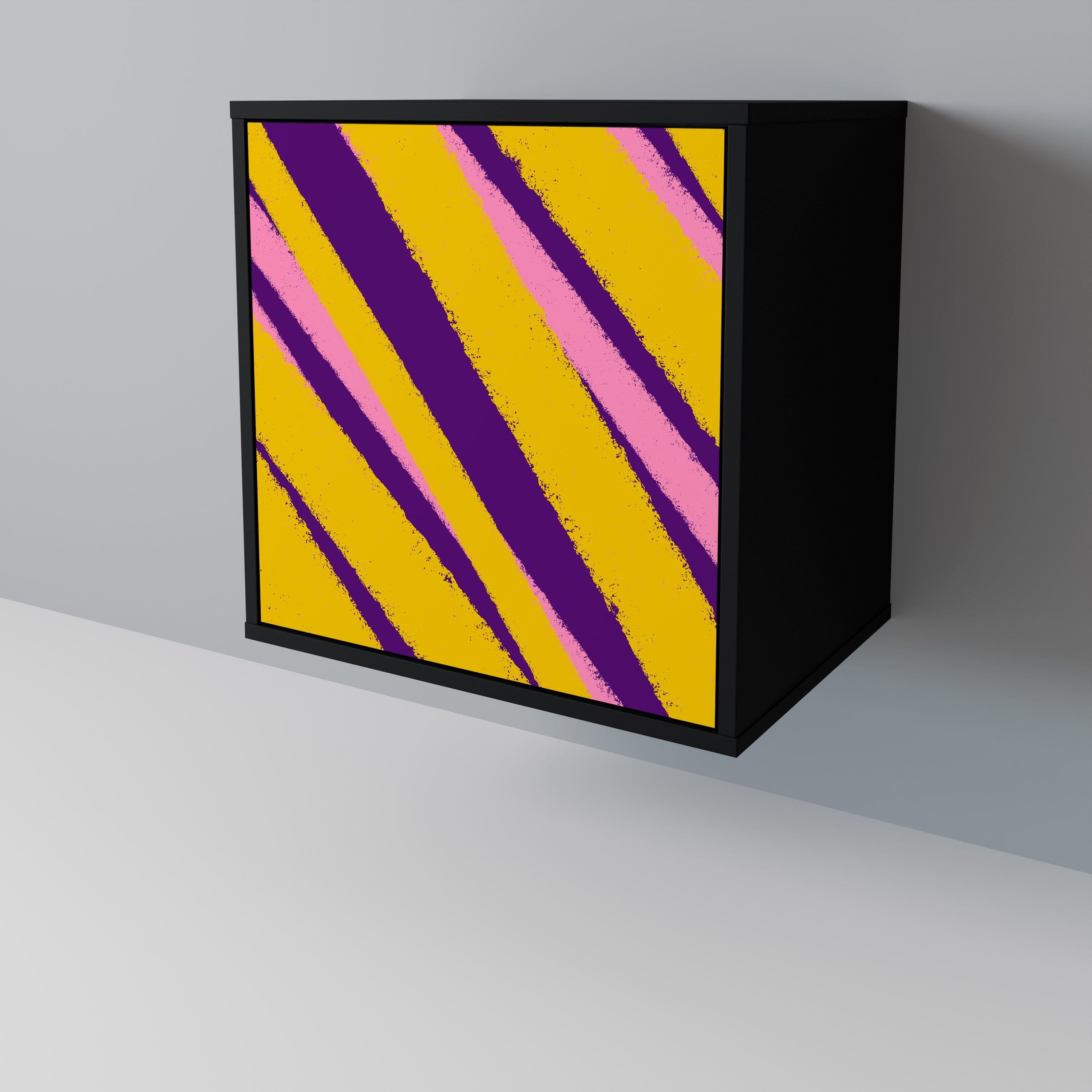 Aparador de 1 puerta DREAMS COME TRUE en acabado negro