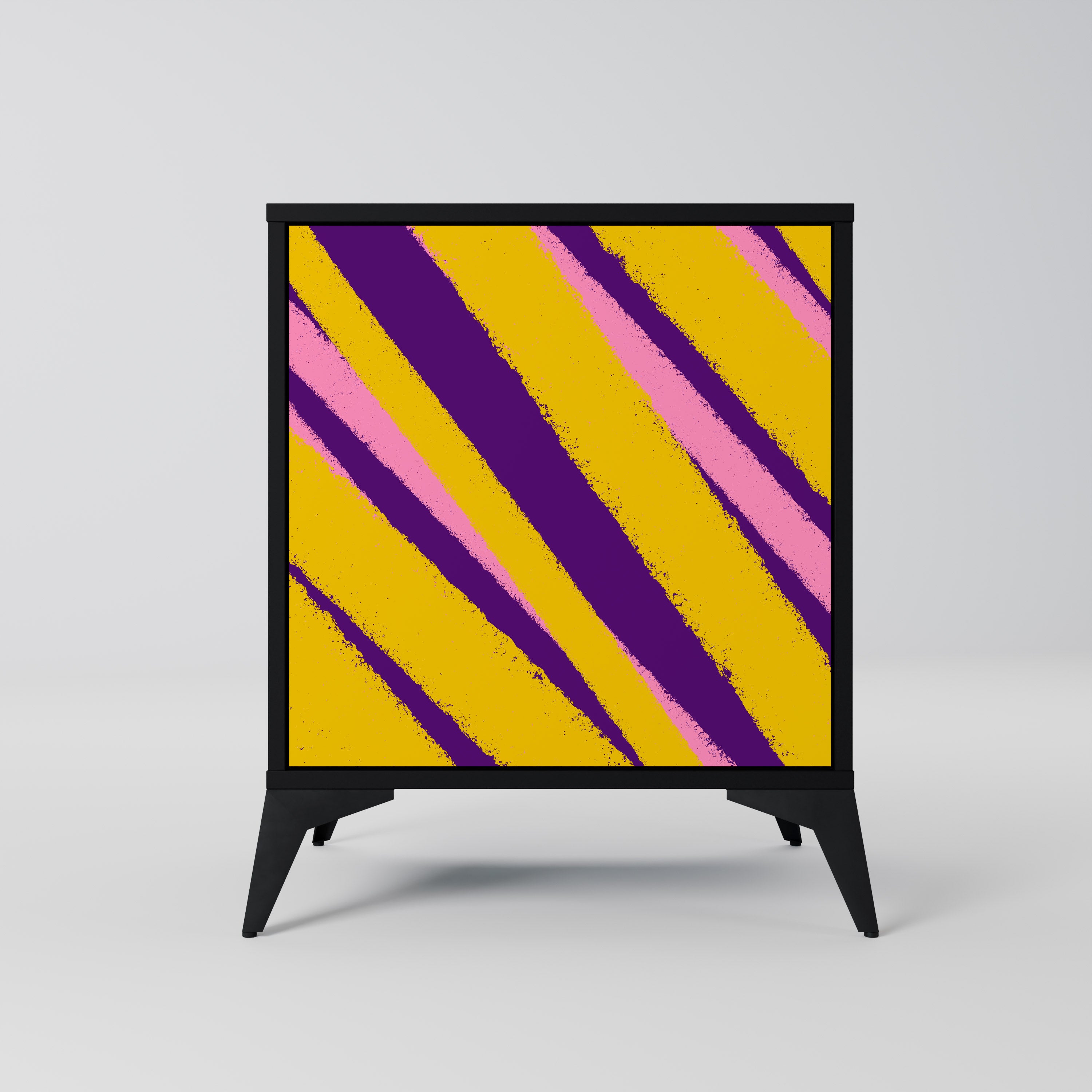 Aparador de 1 puerta DREAMS COME TRUE en acabado negro