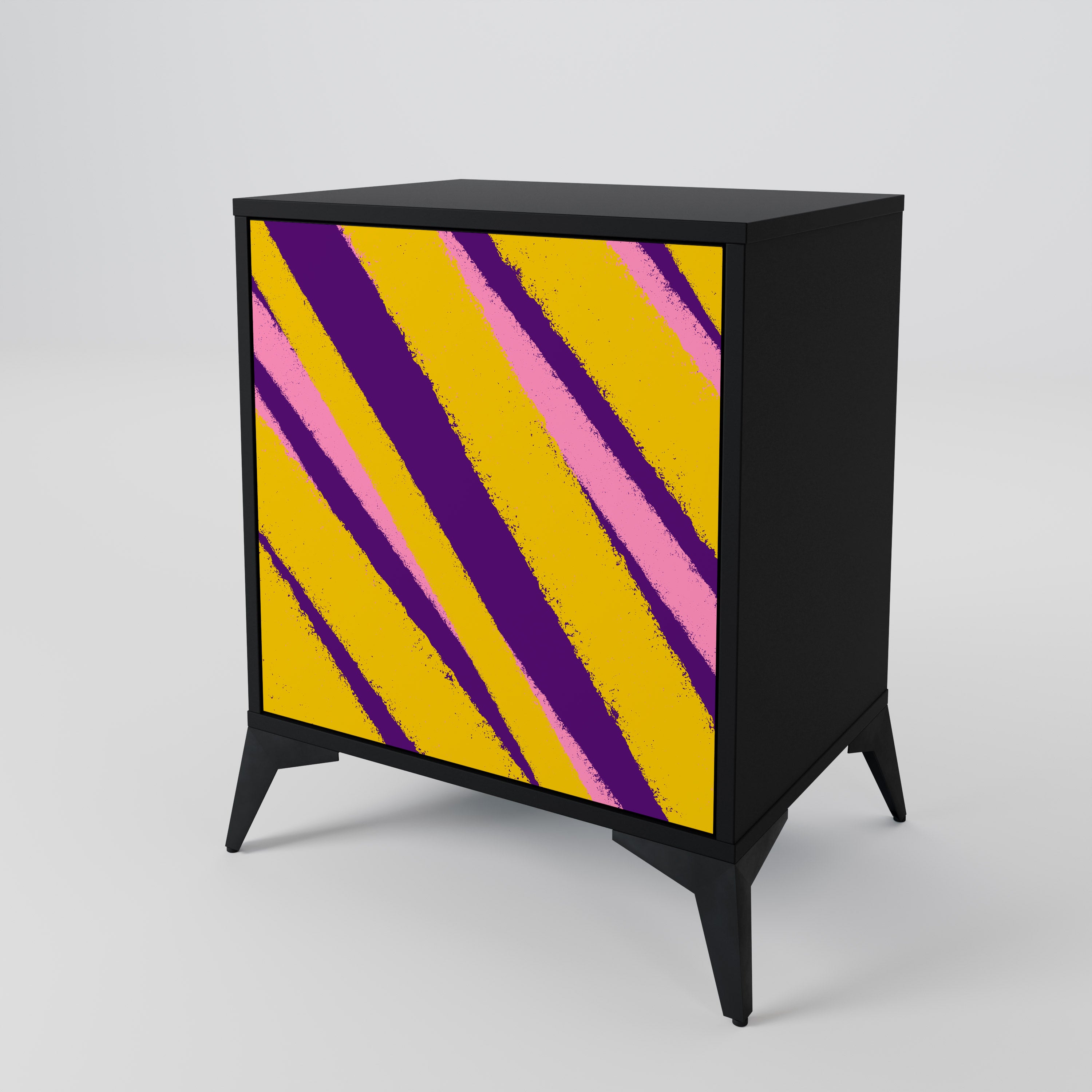 Aparador de 1 puerta DREAMS COME TRUE en acabado negro