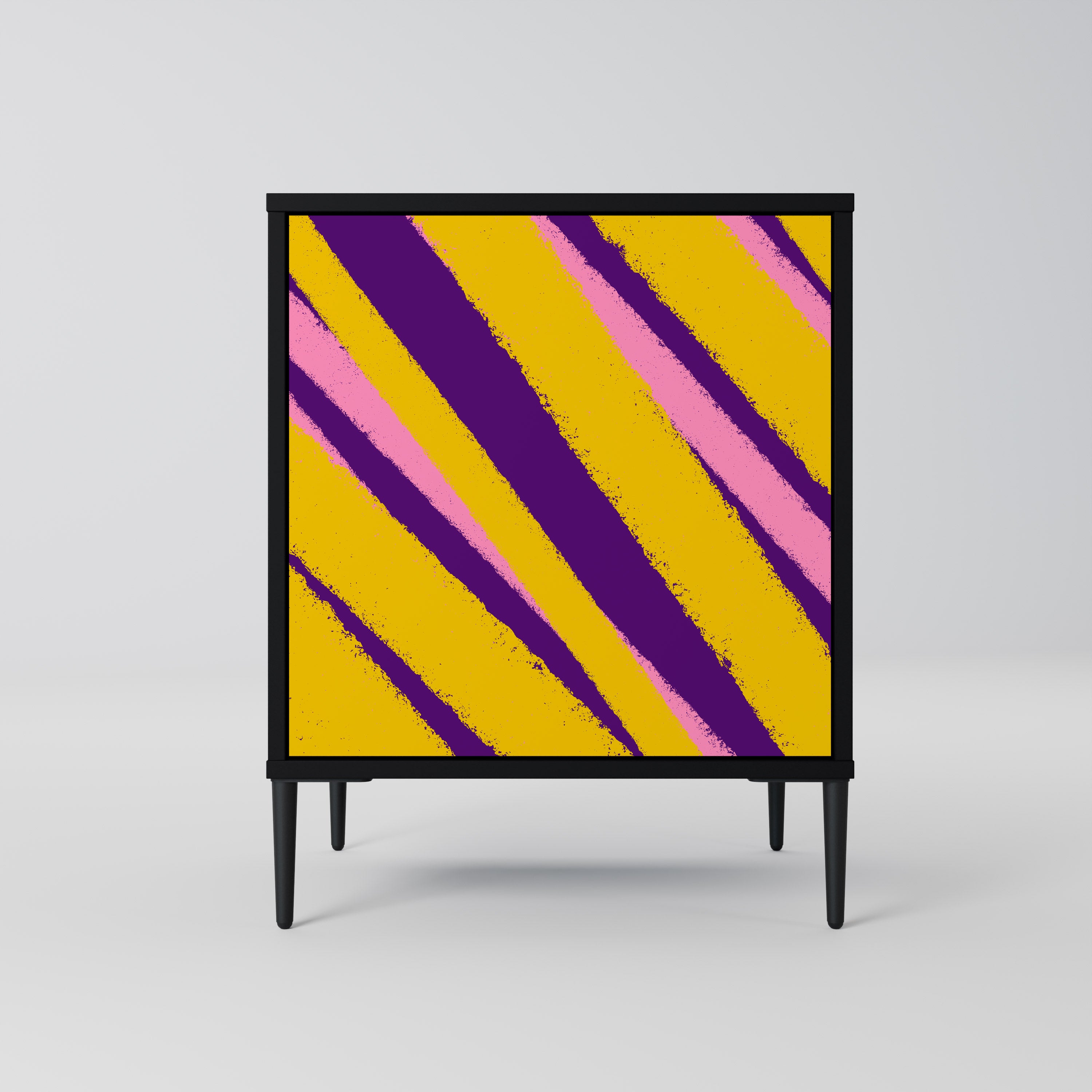 Aparador de 1 puerta DREAMS COME TRUE en acabado negro