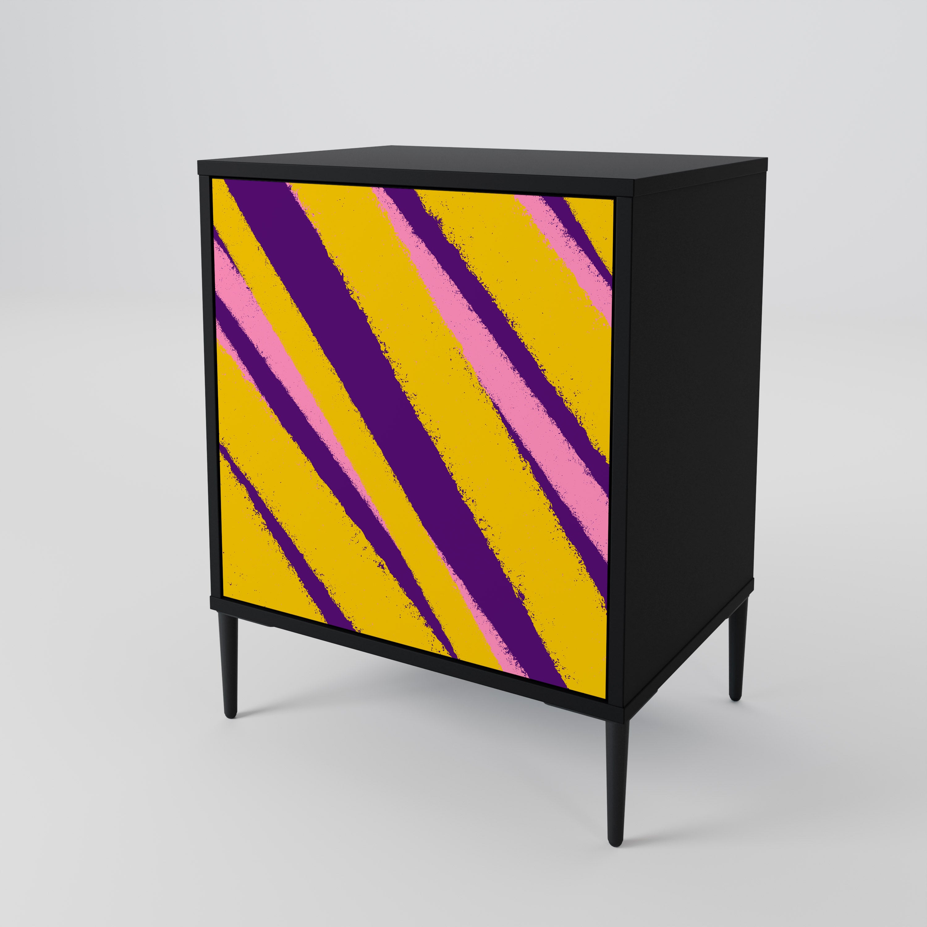 Aparador de 1 puerta DREAMS COME TRUE en acabado negro