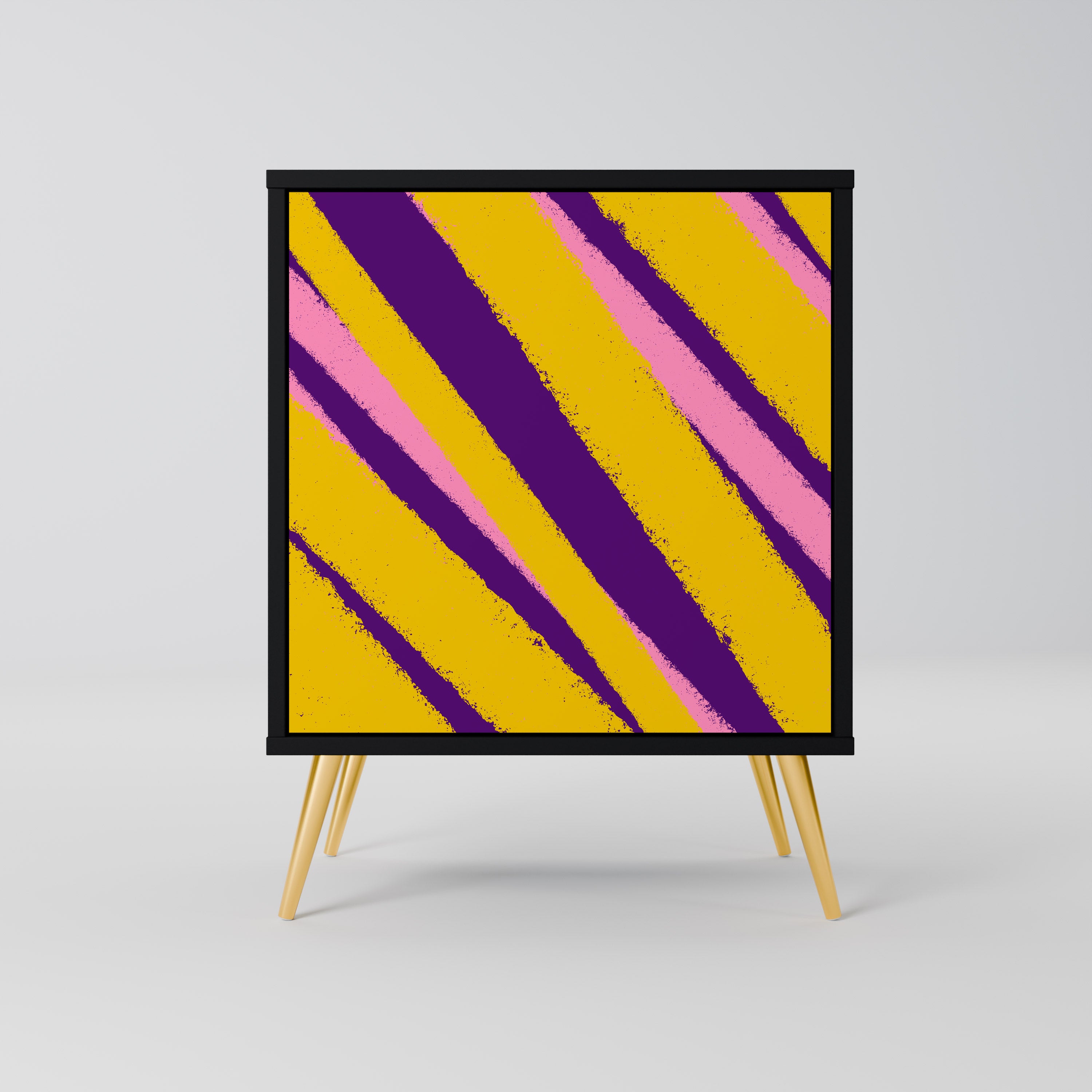 Aparador de 1 puerta DREAMS COME TRUE en acabado negro