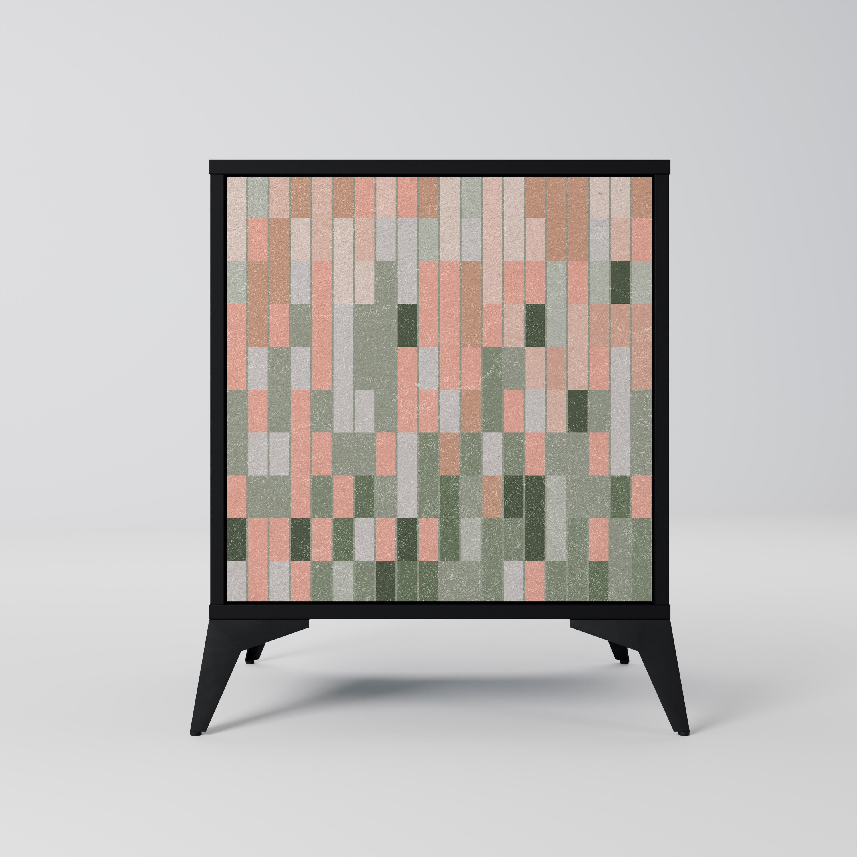 CONSTRUYENDO EL FUTURO Aparador de 1 puerta en acabado negro