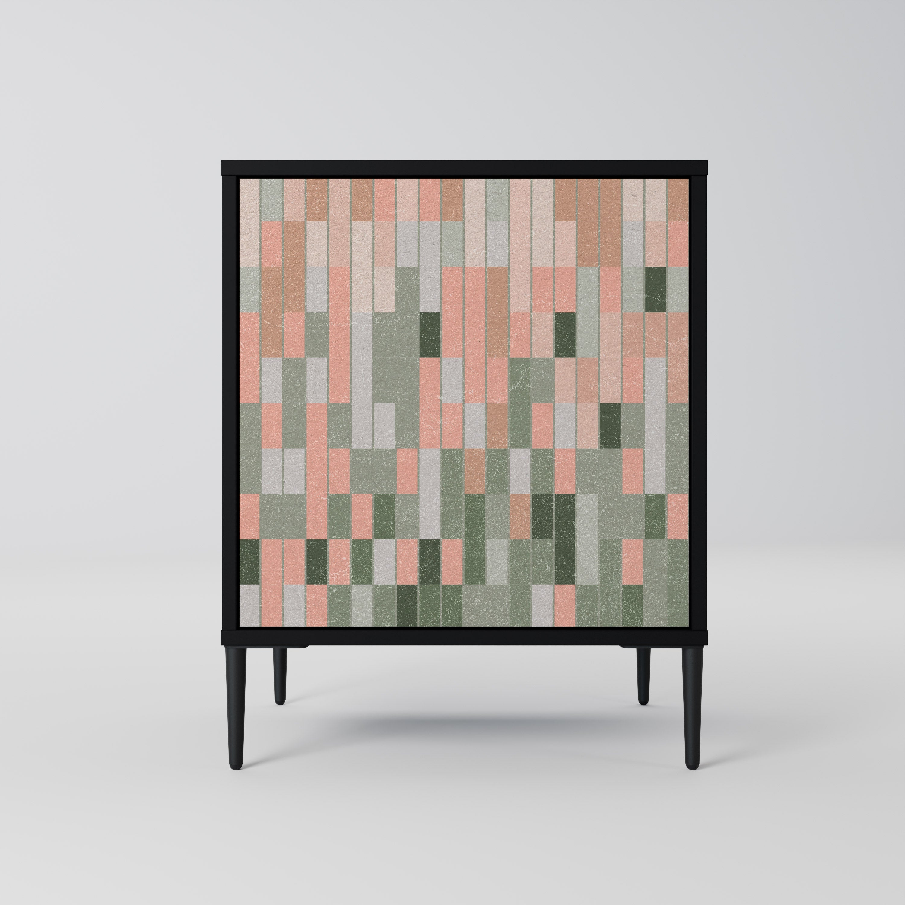 CONSTRUYENDO EL FUTURO Aparador de 1 puerta en acabado negro