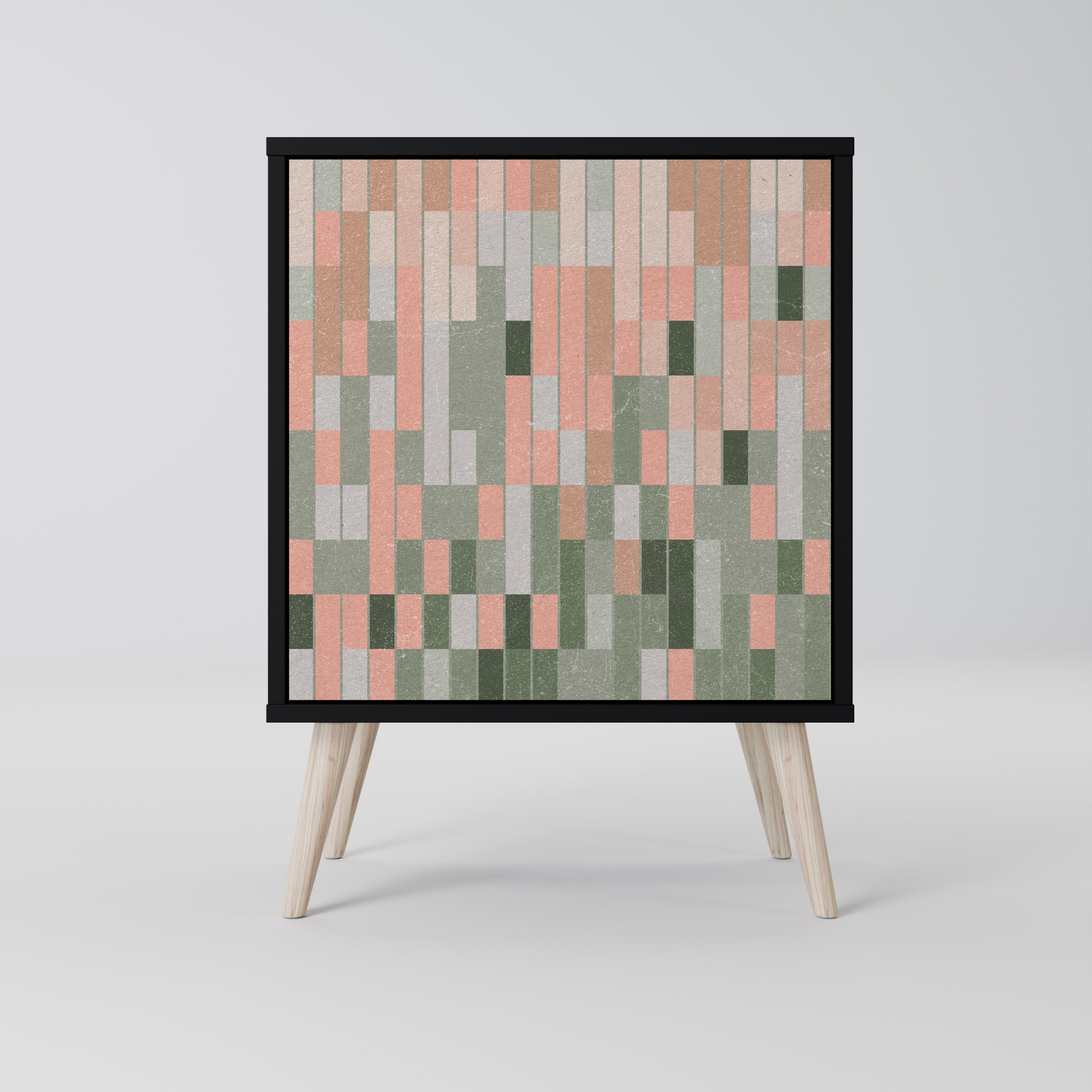 CONSTRUYENDO EL FUTURO Aparador de 1 puerta en acabado negro