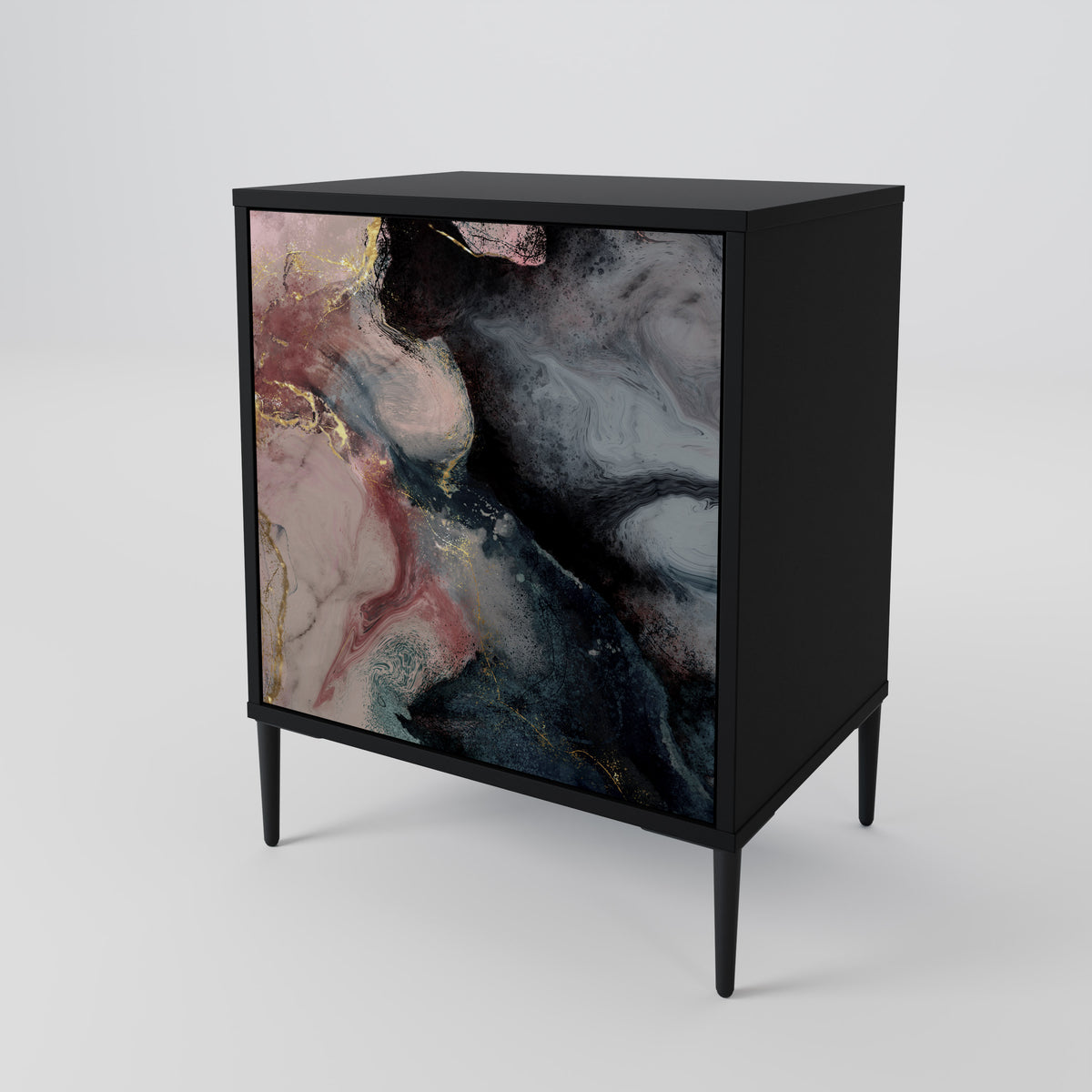 GILDED SWIRLS 1-Door Sideboard