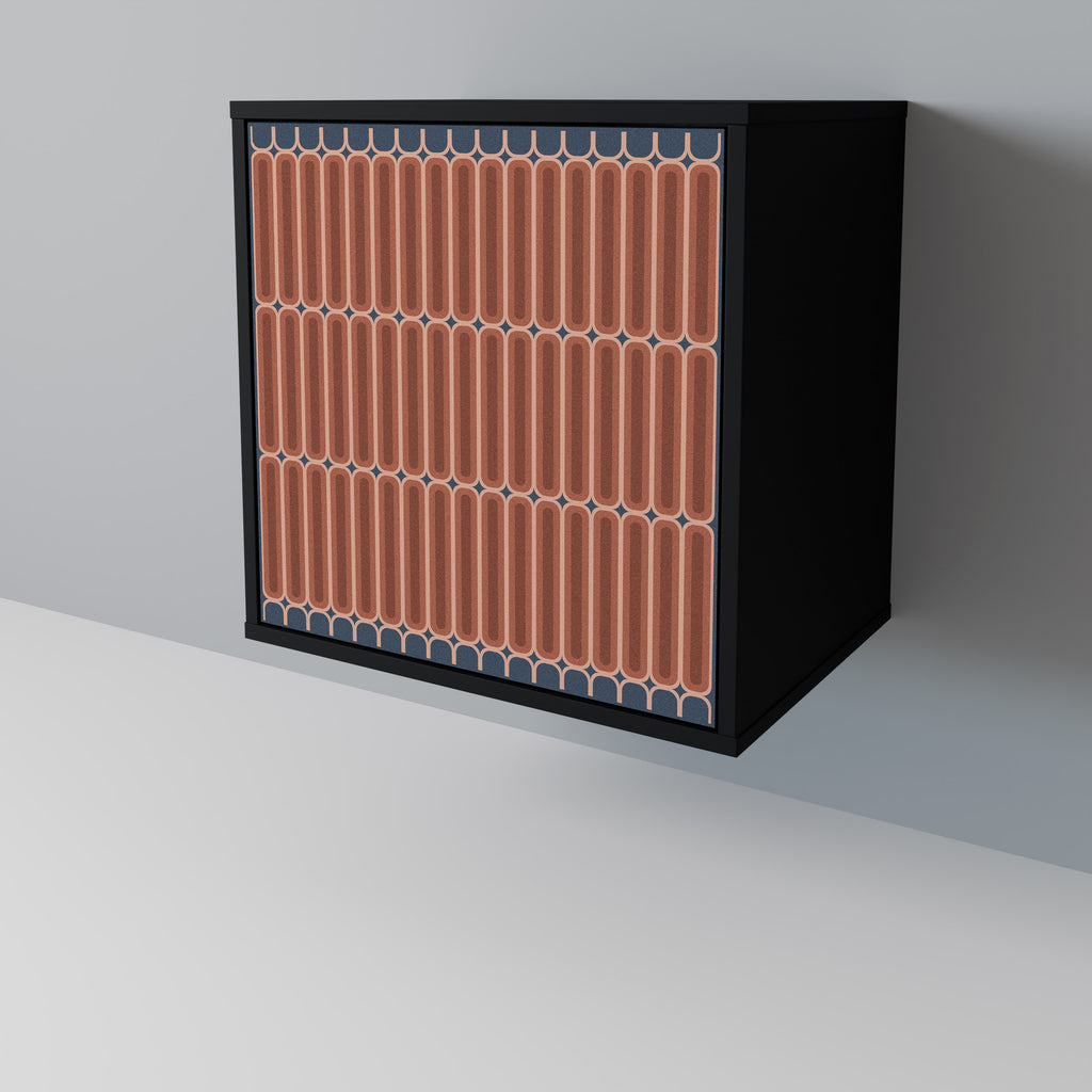 Aparador HYPNOTIC GATE de 1 puerta en acabado negro