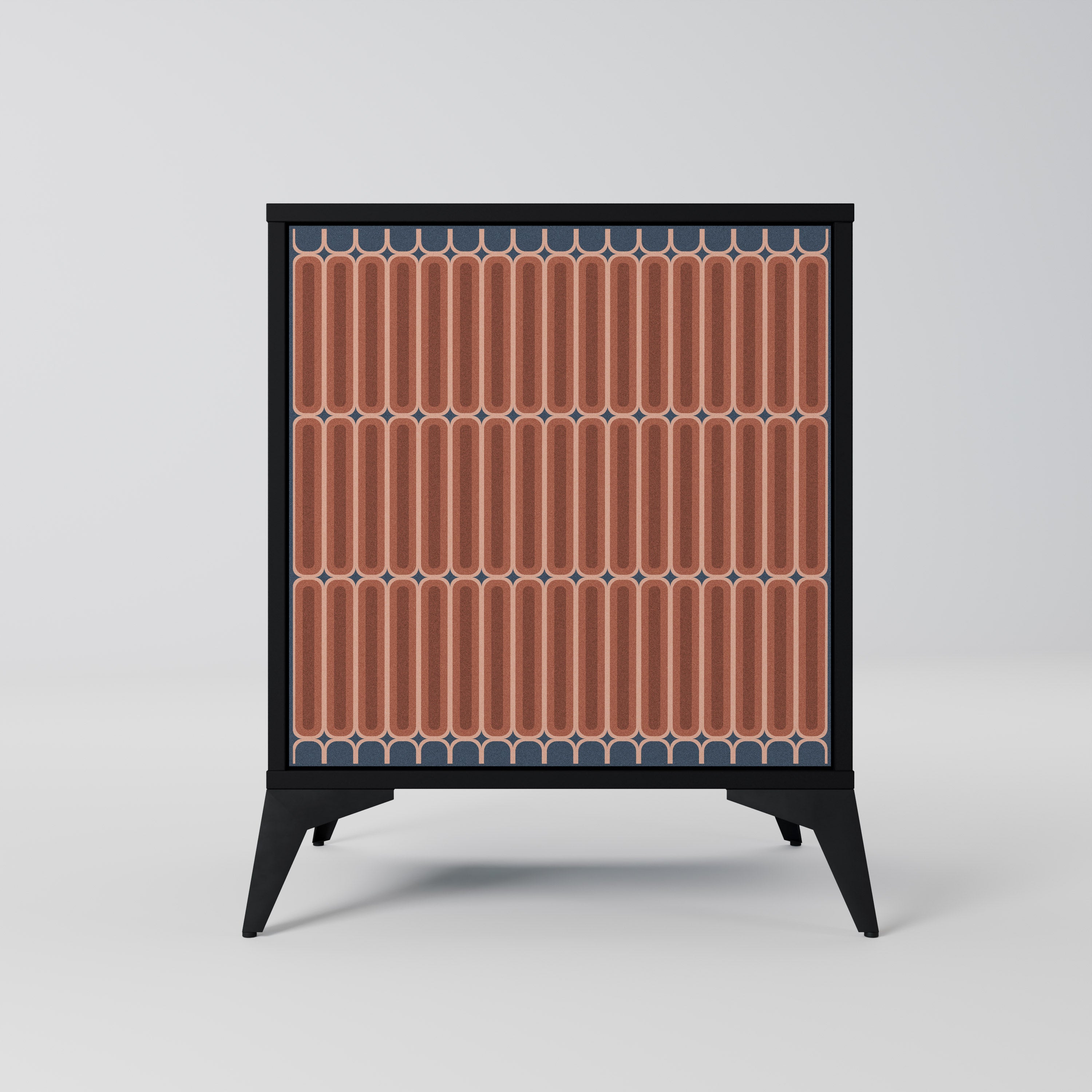 Aparador HYPNOTIC GATE de 1 puerta en acabado negro