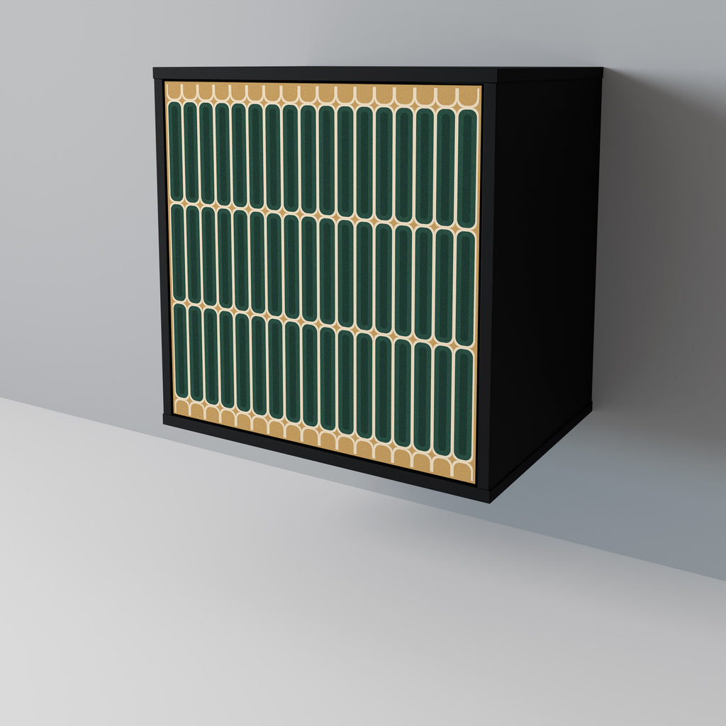 Aparador ILUSION GATE de 1 puerta en acabado negro