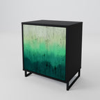 NORTHERN LIGHTS 1-Door Sideboard in Black Finish