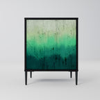 NORTHERN LIGHTS 1-Door Sideboard in Black Finish