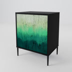 NORTHERN LIGHTS 1-Door Sideboard in Black Finish