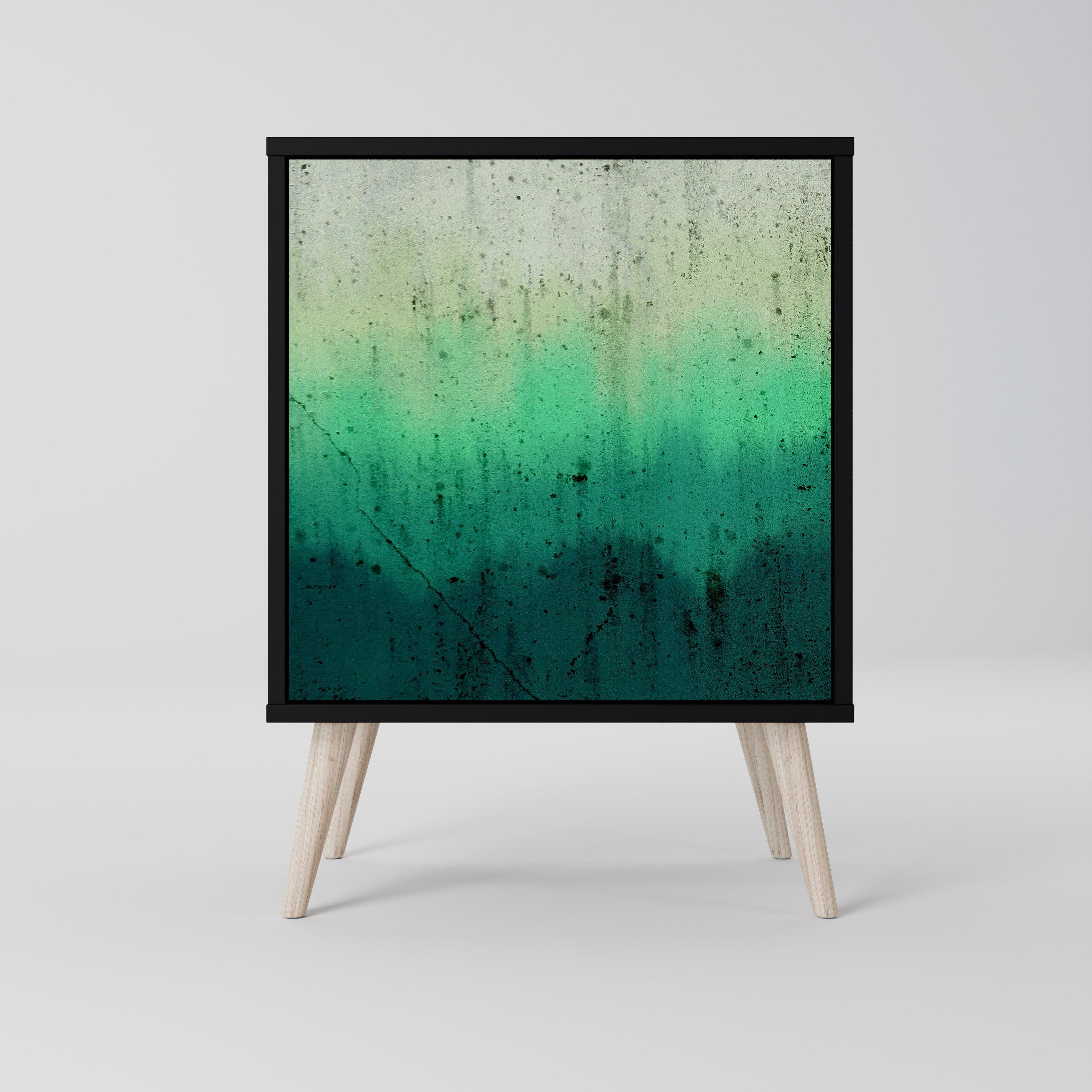 Aparador NORTHERN LIGHTS de 1 puerta en acabado negro