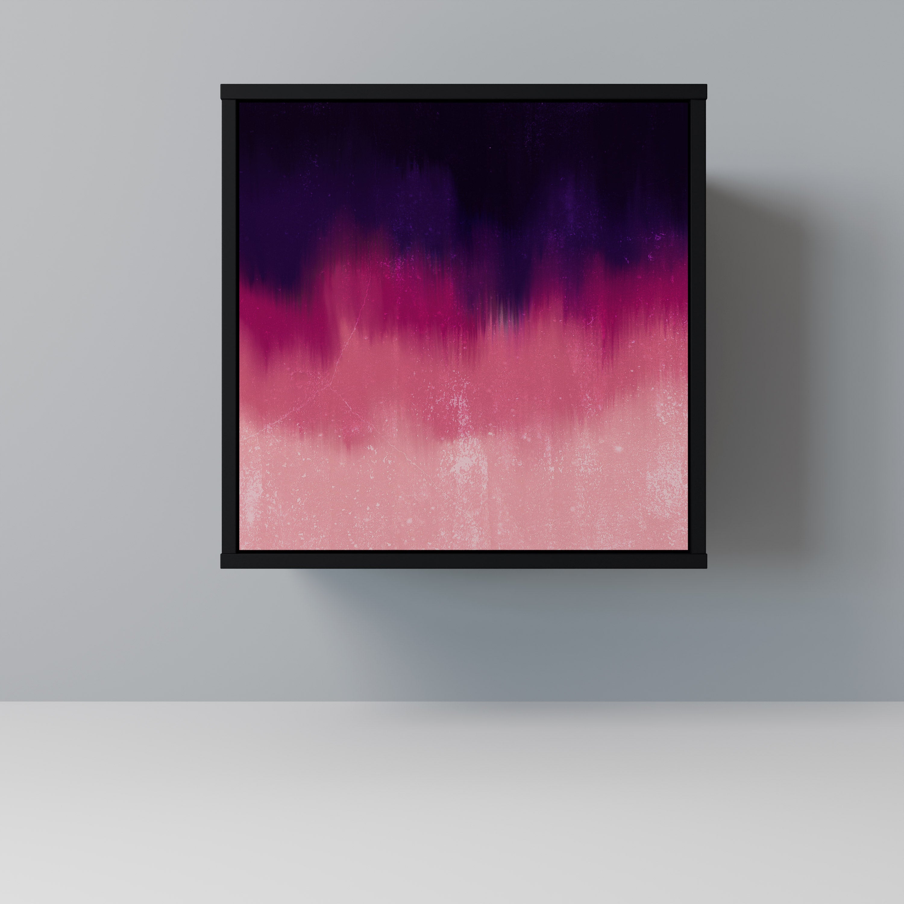 Aparador AURORA BOREALIS de 1 puerta en acabado negro