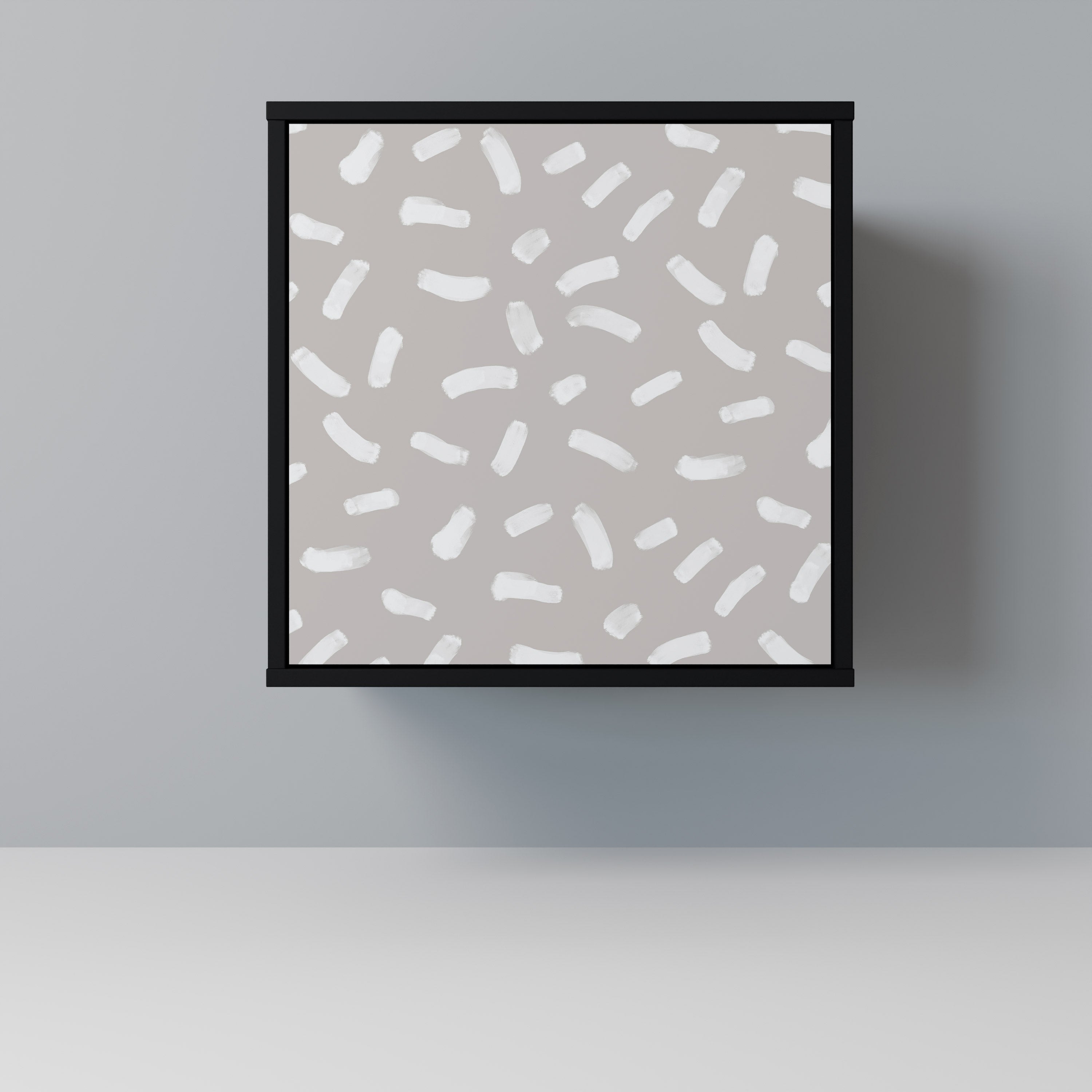 Aparador PASSING SECONDS de 1 puerta en acabado negro