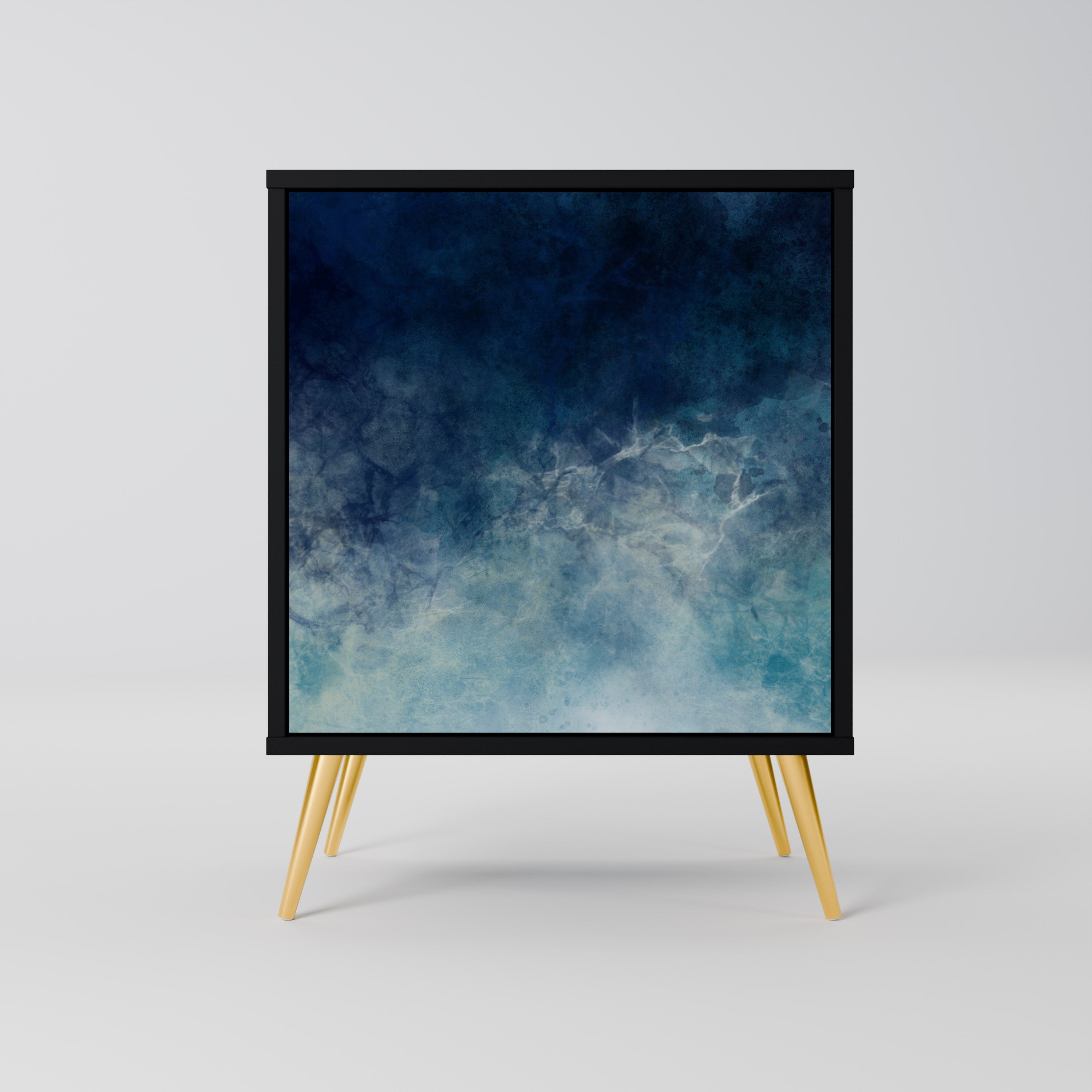 Aparador CELESTIAL FALL de 1 puerta en acabado negro