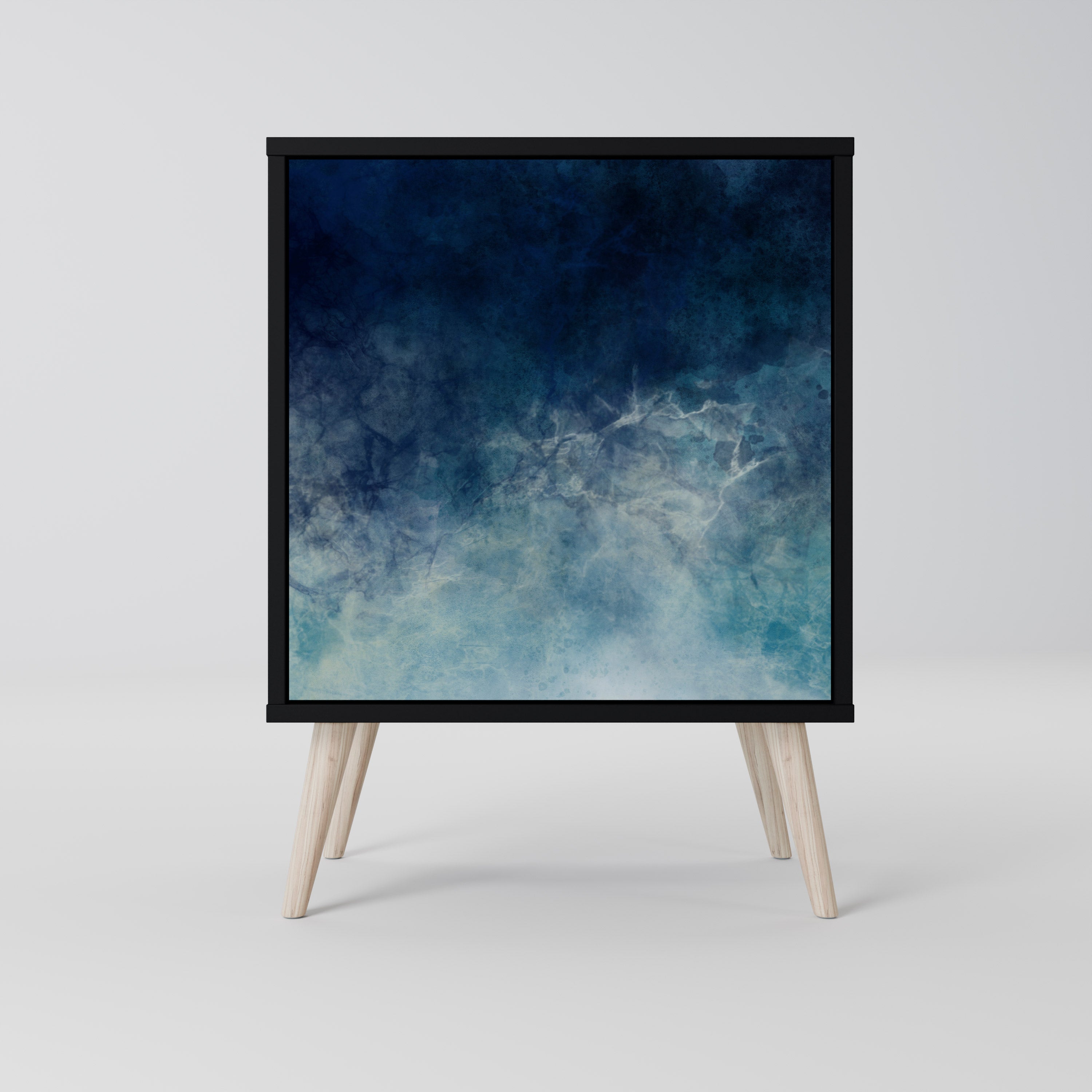 Aparador CELESTIAL FALL de 1 puerta en acabado negro