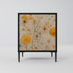 MORNING GLADE Aparador de 1 Puerta en Acabado Negro