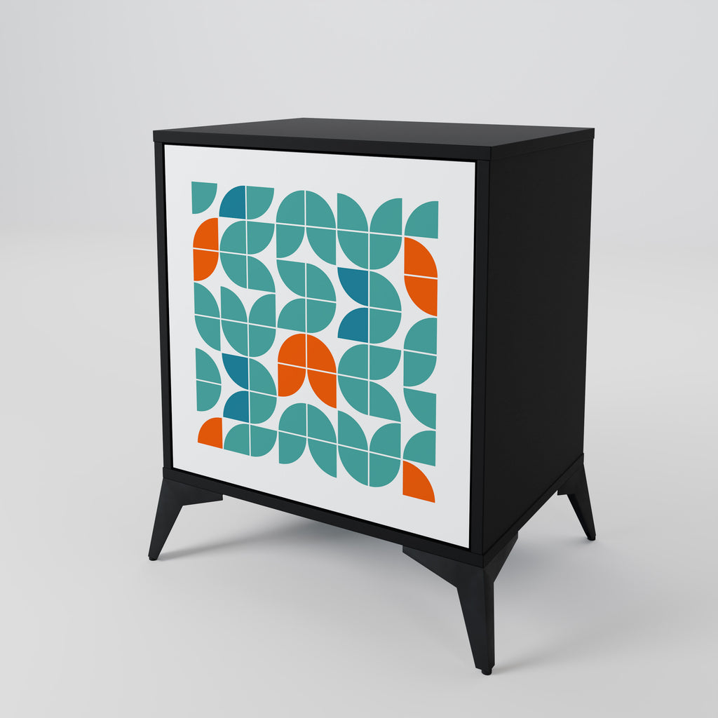 BE THE CHANGE 1-Door Sideboard in Black Finish