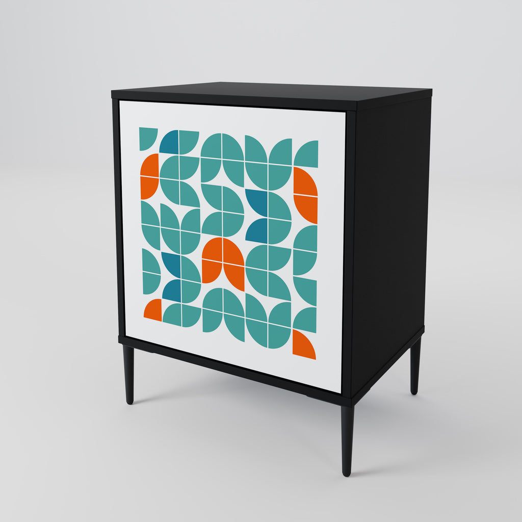 BE THE CHANGE 1-Door Sideboard in Black Finish