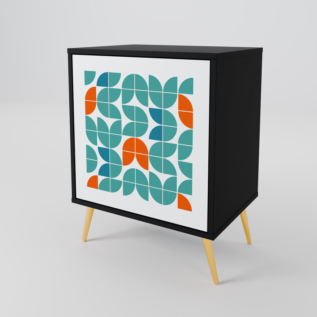 BE THE CHANGE 1-Door Sideboard in Black Finish