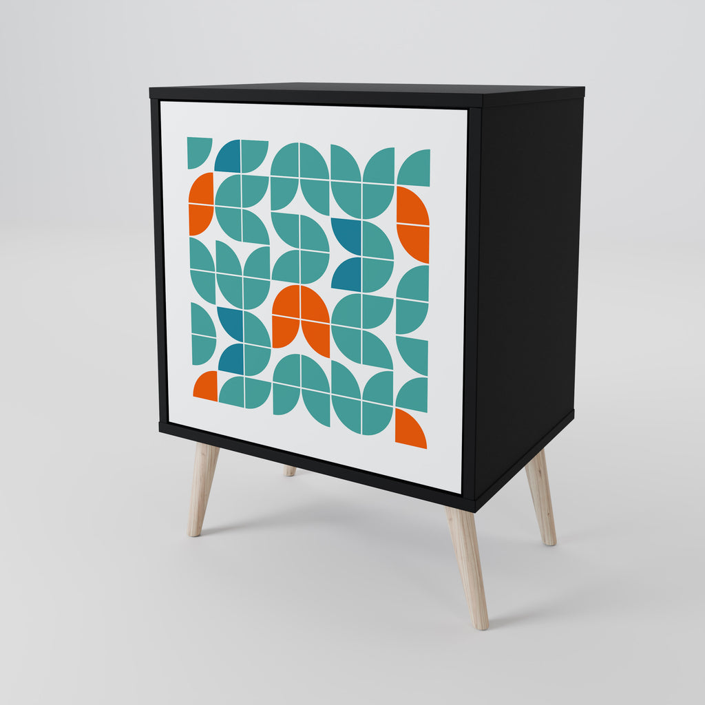 BE THE CHANGE 1-Door Sideboard in Black Finish