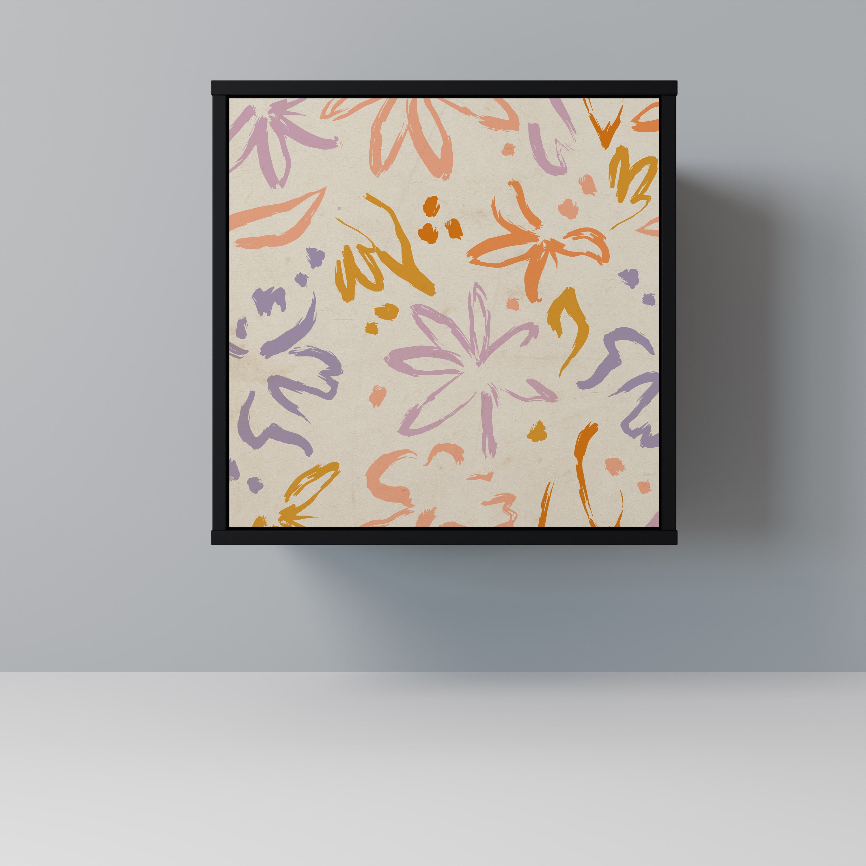 Aparador SPRING WHIMSY de 1 puerta en acabado negro