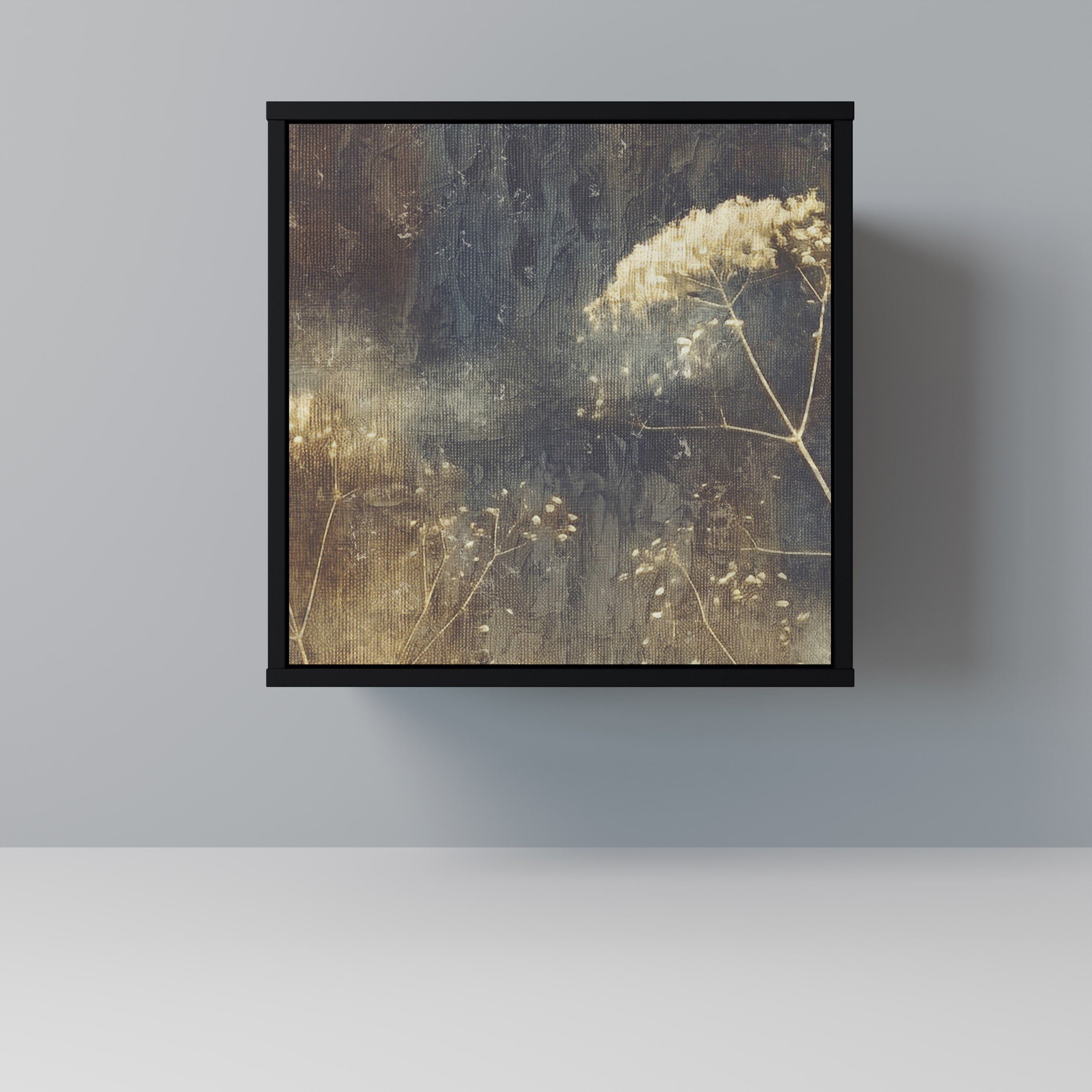 Aparador GENTLE POWER de 1 puerta en acabado negro