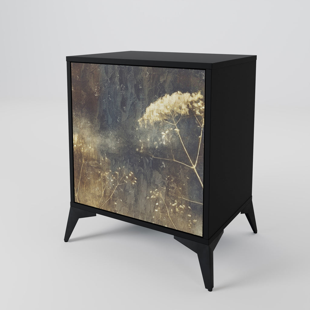 Aparador GENTLE POWER de 1 puerta en acabado negro