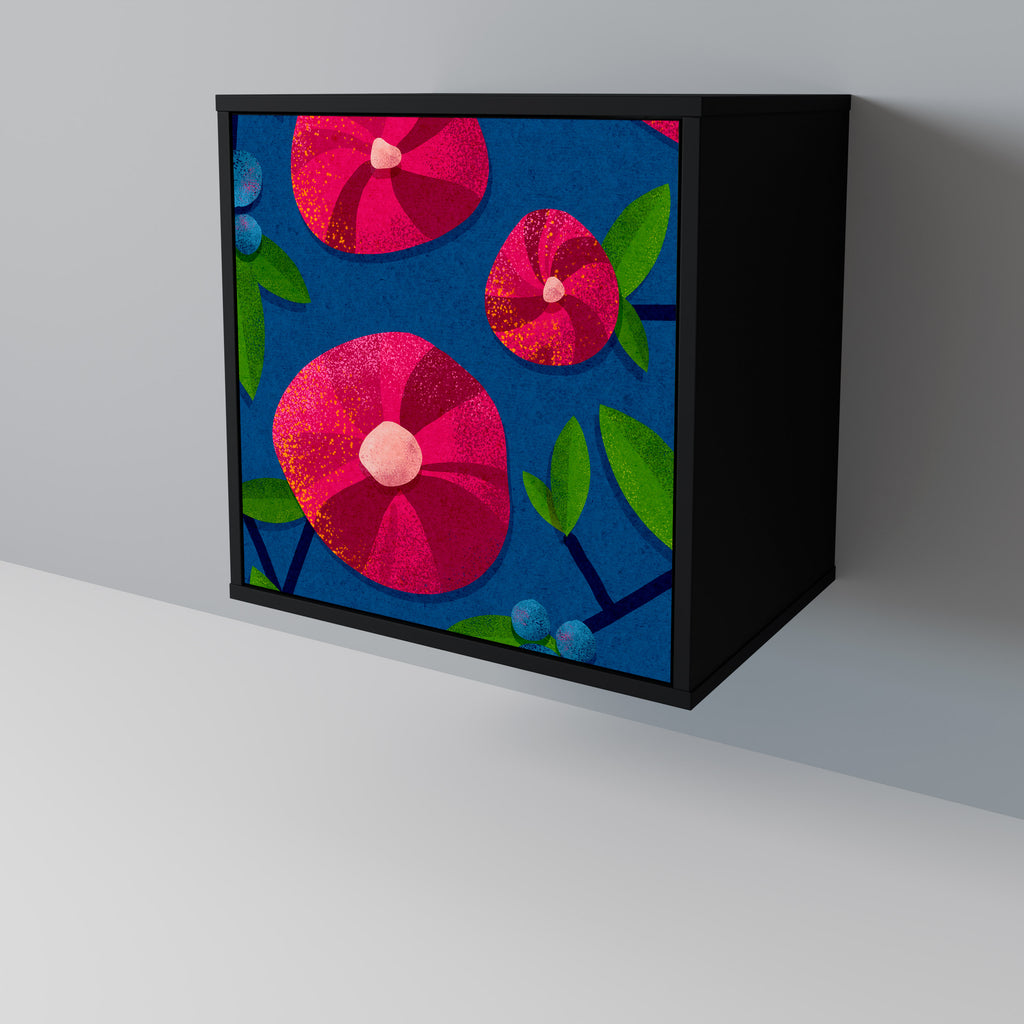 Aparador de 1 puerta SPRING THOUGHTS en acabado negro