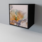 SOFTEN POPPY 1-Door Sideboard in Black Finish