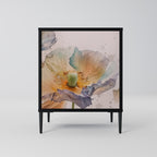 SOFTEN POPPY 1-Door Sideboard in Black Finish