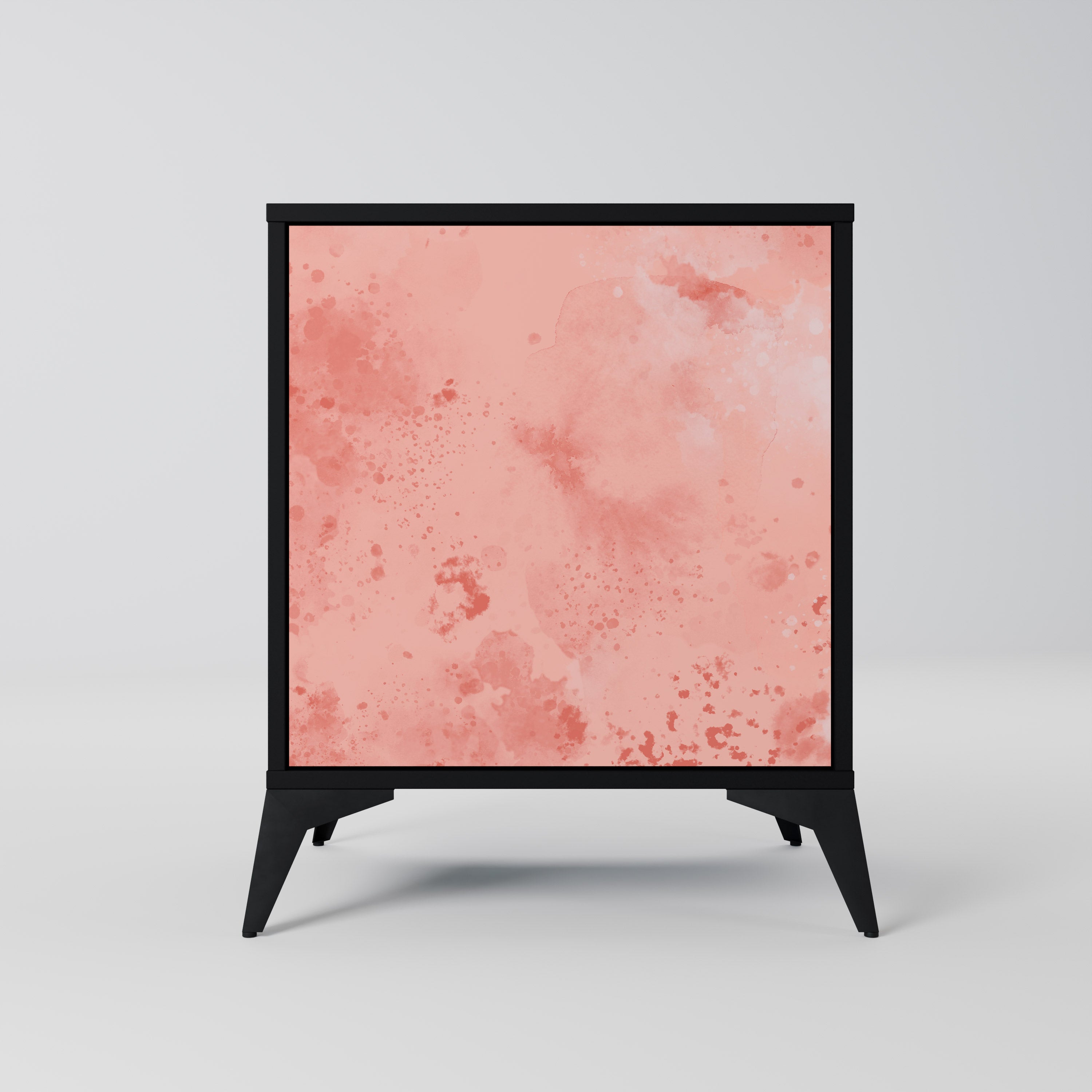 Aparador CRANE DANCE de 1 puerta en acabado negro