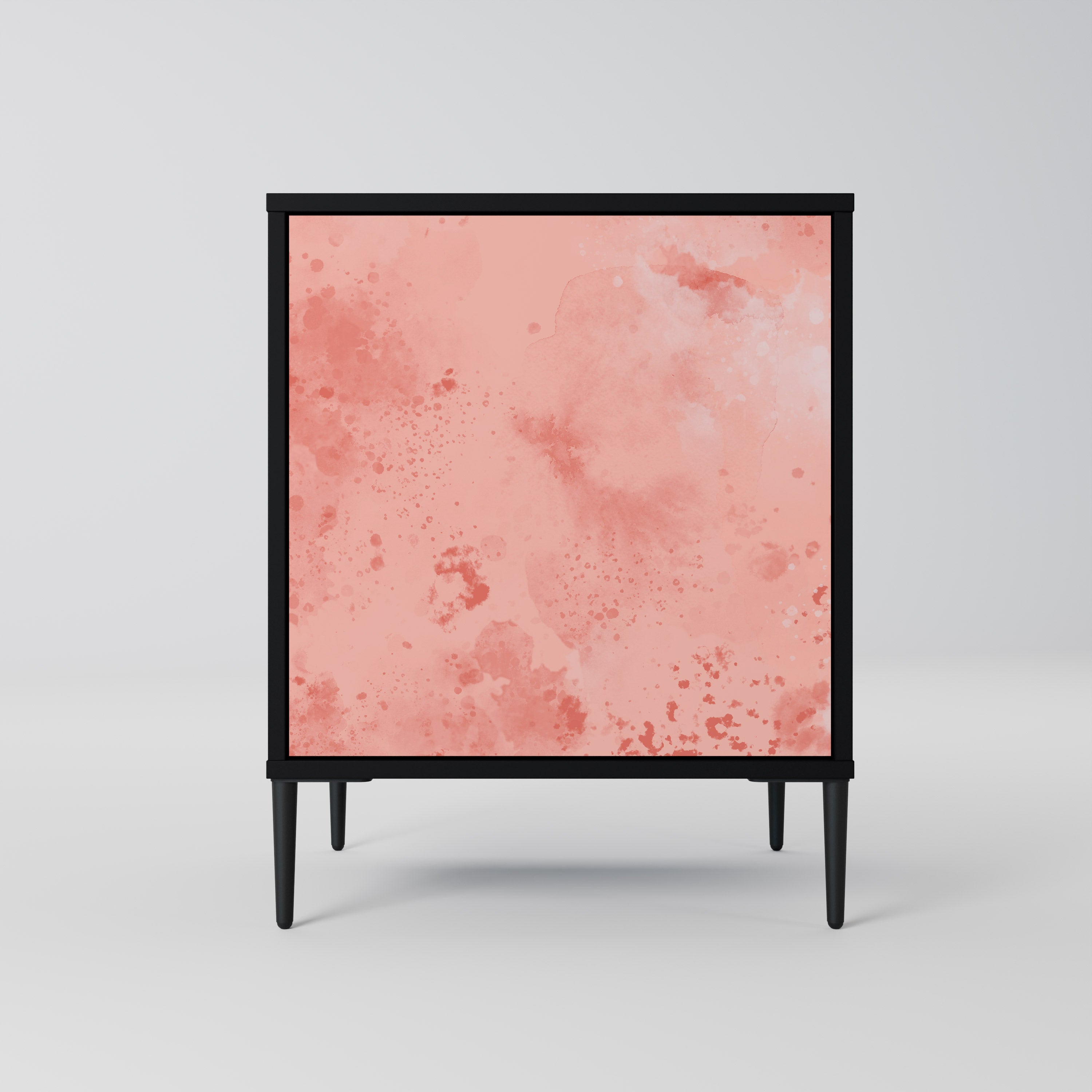 Aparador CRANE DANCE de 1 puerta en acabado negro