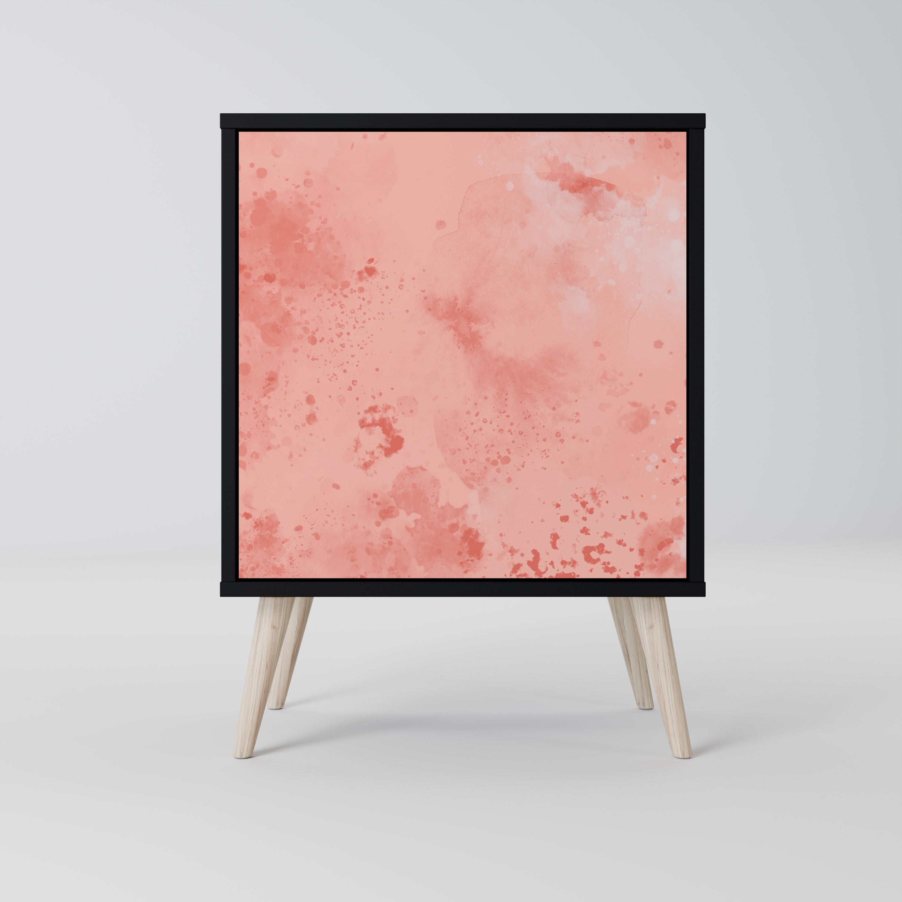 Aparador CRANE DANCE de 1 puerta en acabado negro