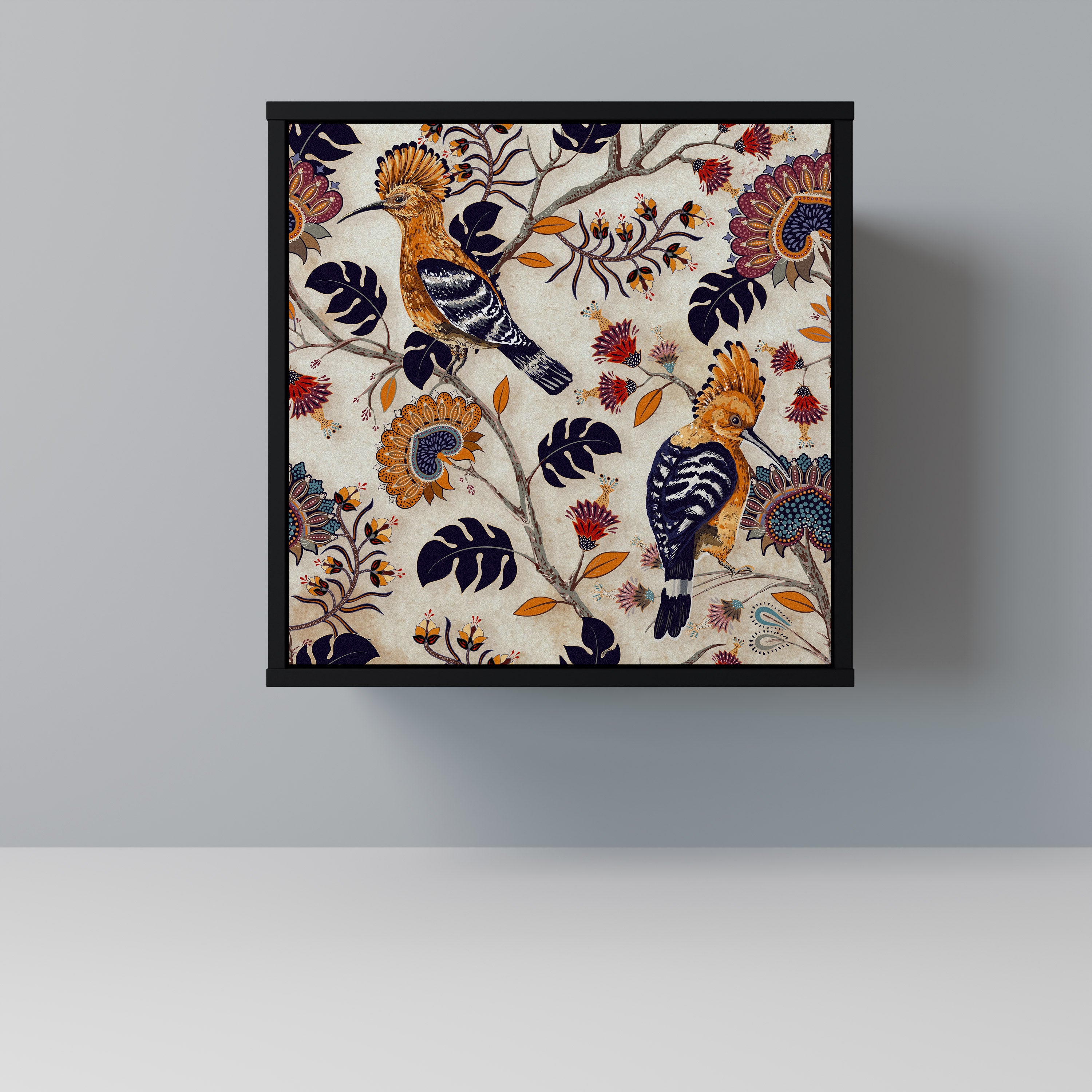 Aparador EMINENT HOOPOE de 1 puerta en acabado negro